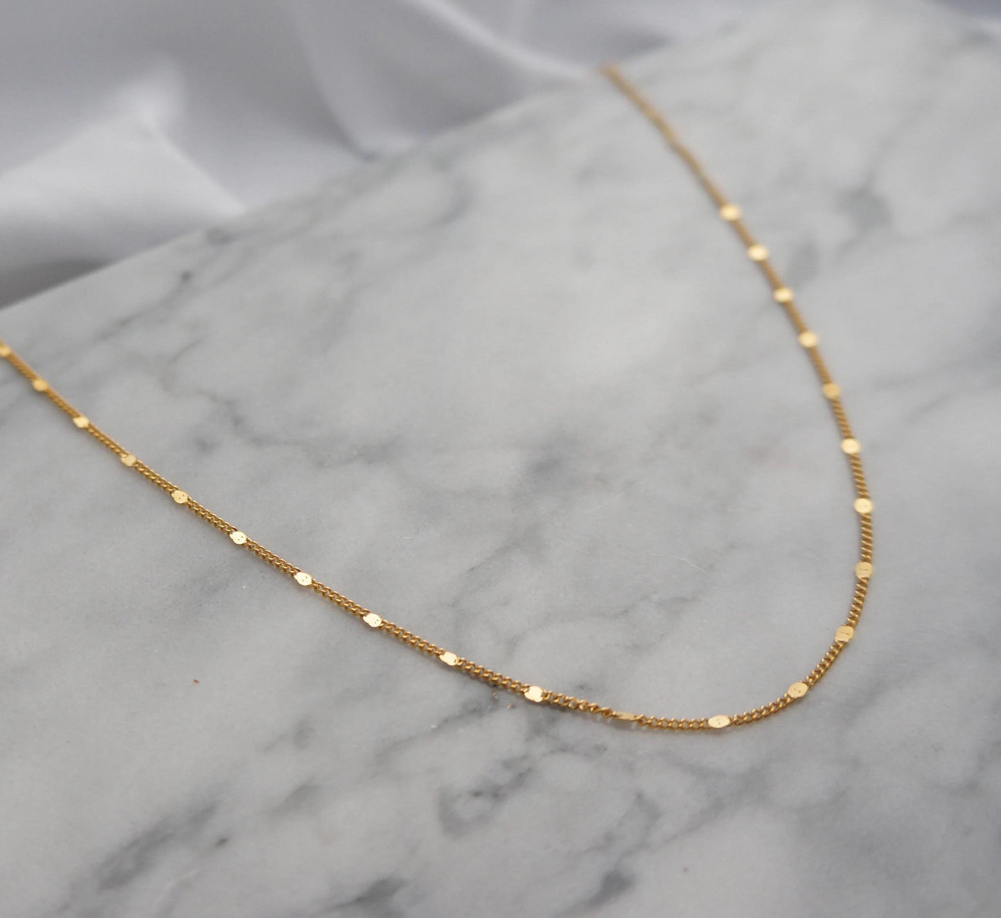 Gold Dainty Sparkle Chain