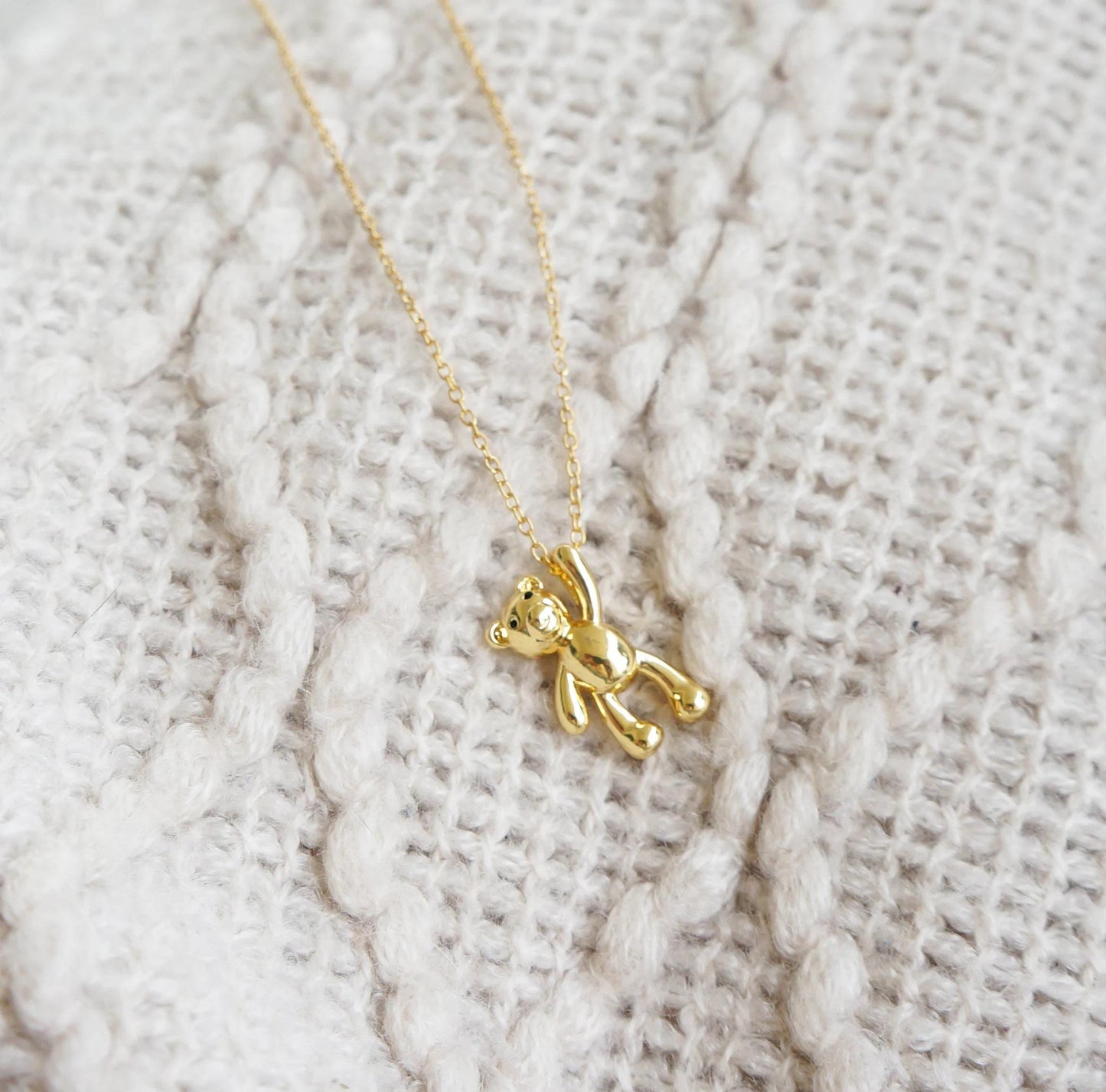 Baby Bear Gold Necklace