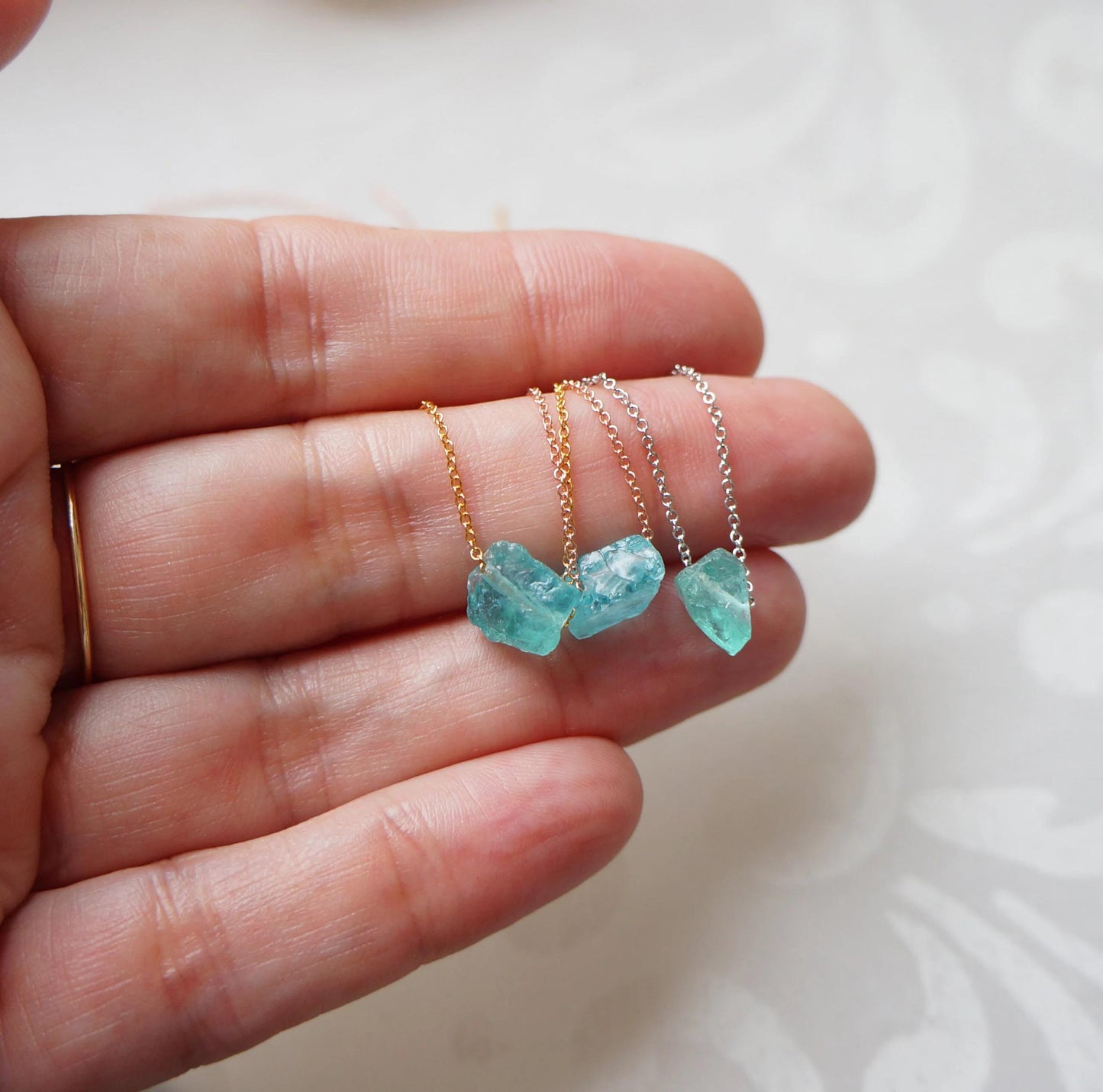 Apatite Crystal Necklace