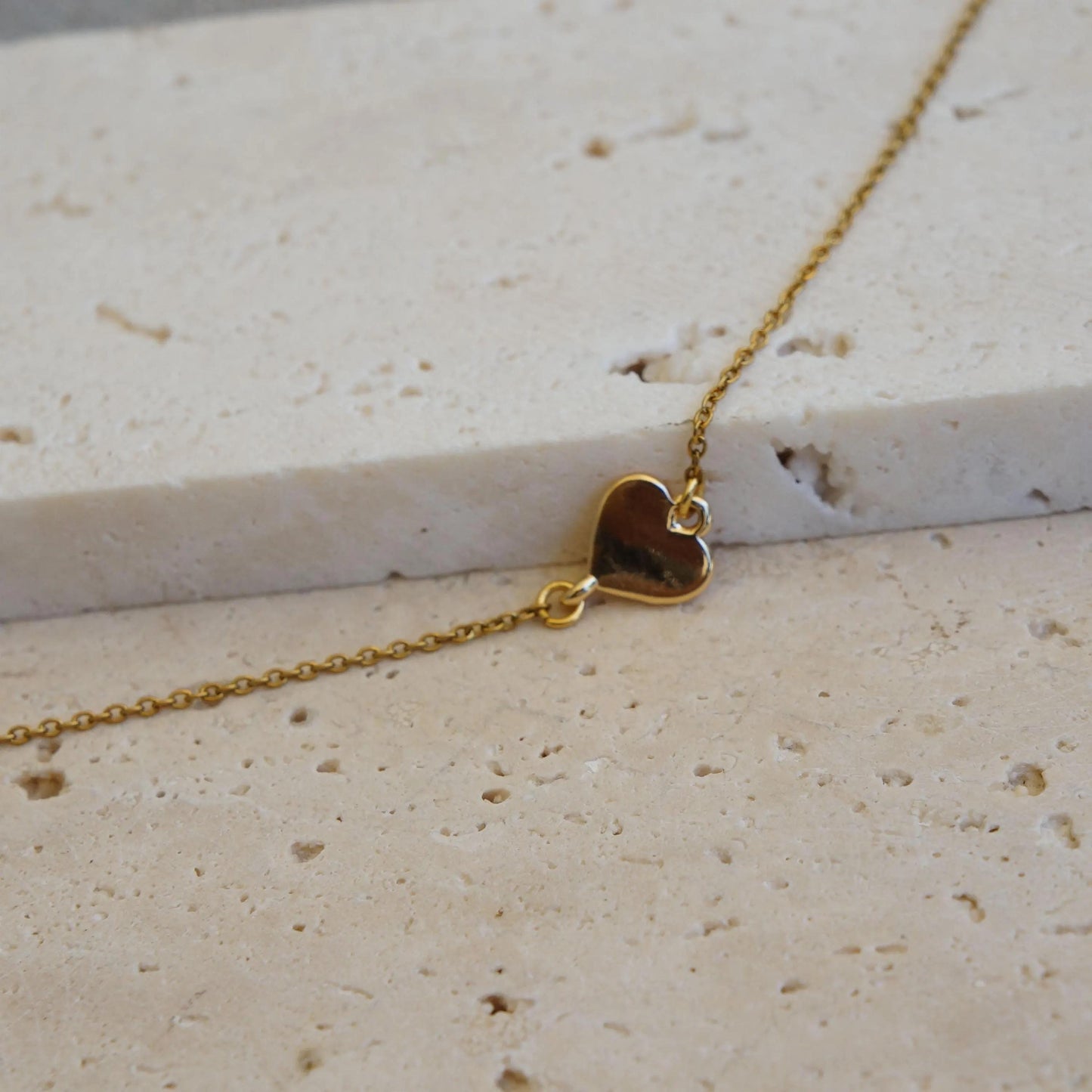 Gold Heart Anklet, Dainty Tiny Anklet, Minimalist Delicate Jewelry, Heart Charm Anklet, Gift For Her, Dainty Anklet Bracelet, Unique Gift