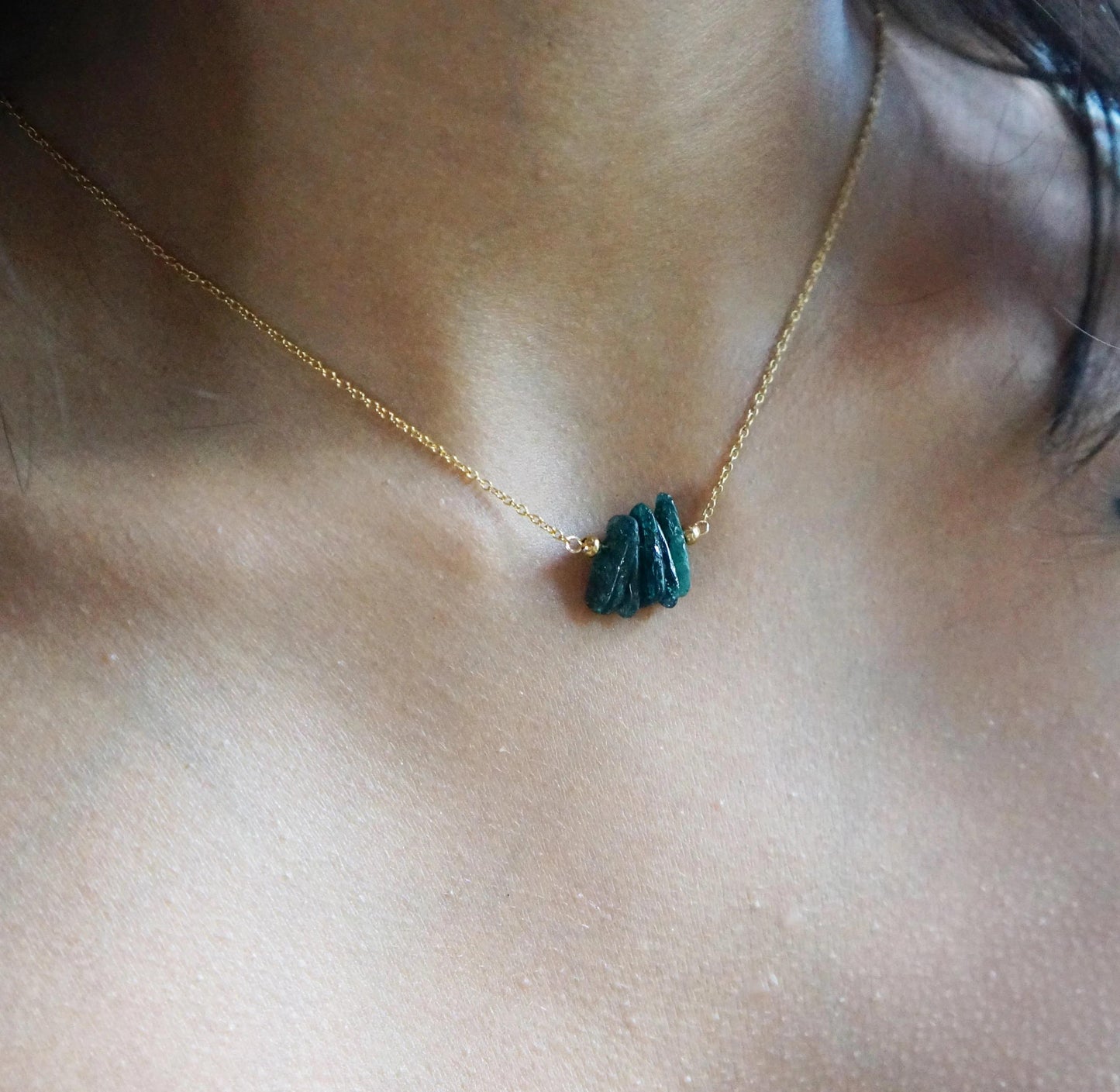 Raw Natural Gemstones Necklace Rough Slice Gem Necklace Spiritual Stone Pendant Necklace Friendship Gift Dainty Layering Necklace