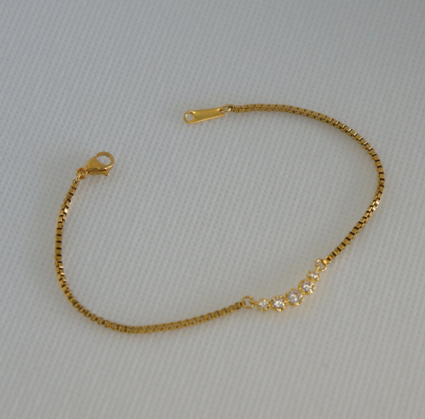 Dainty Gold Bracelet, Sparkly Layering Bracelet, Delicate Friendship Bracelet, Layering Bracelet, Gift For Her