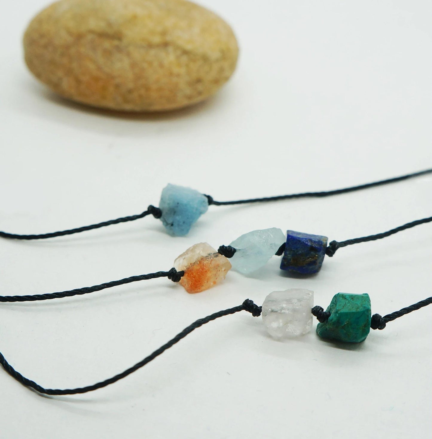 Raw Crystal Bracelet Spiritual balance Bracelet Black Tourmaline Bracelet Positive Natural Powerful Stone Powerful Bracelet for Women/Men