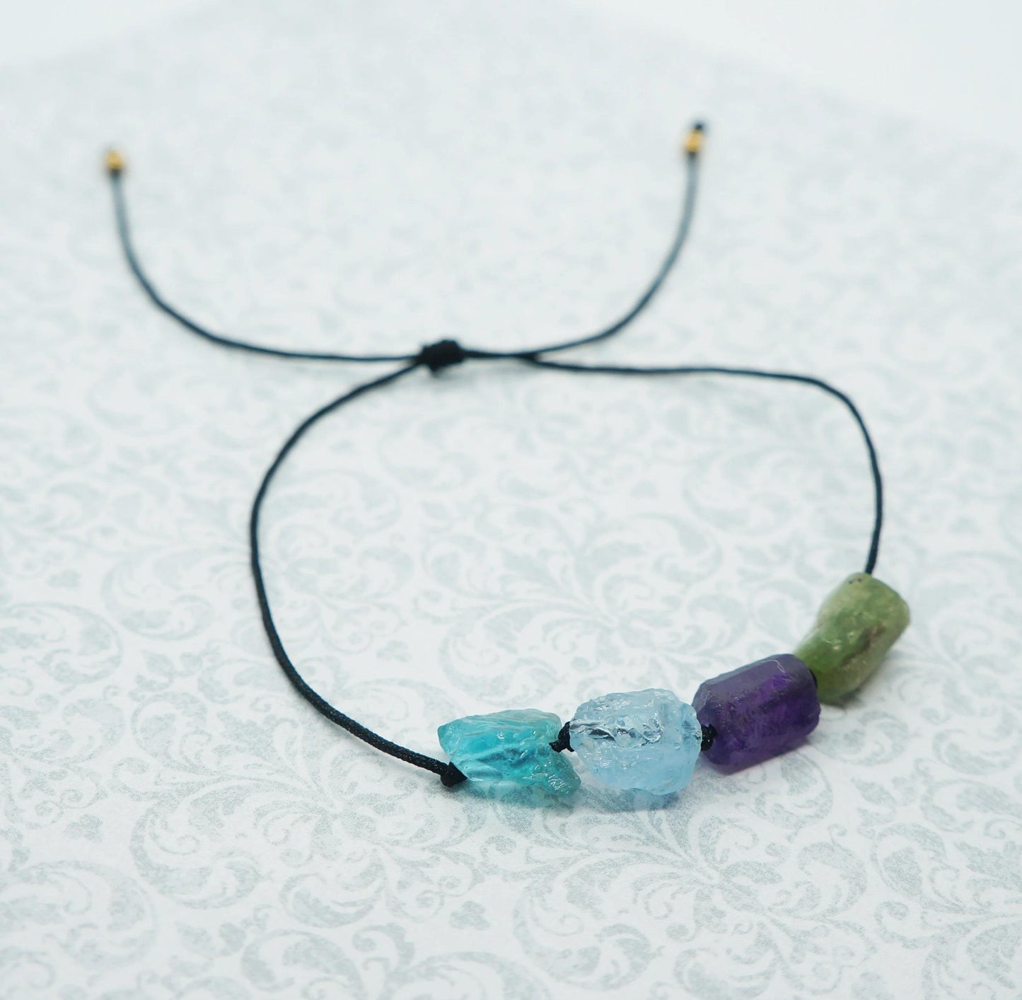 Raw Crystal Bracelet Spiritual balance Bracelet Black Tourmaline Bracelet Positive Natural Powerful Stone Powerful Bracelet for Women/Men