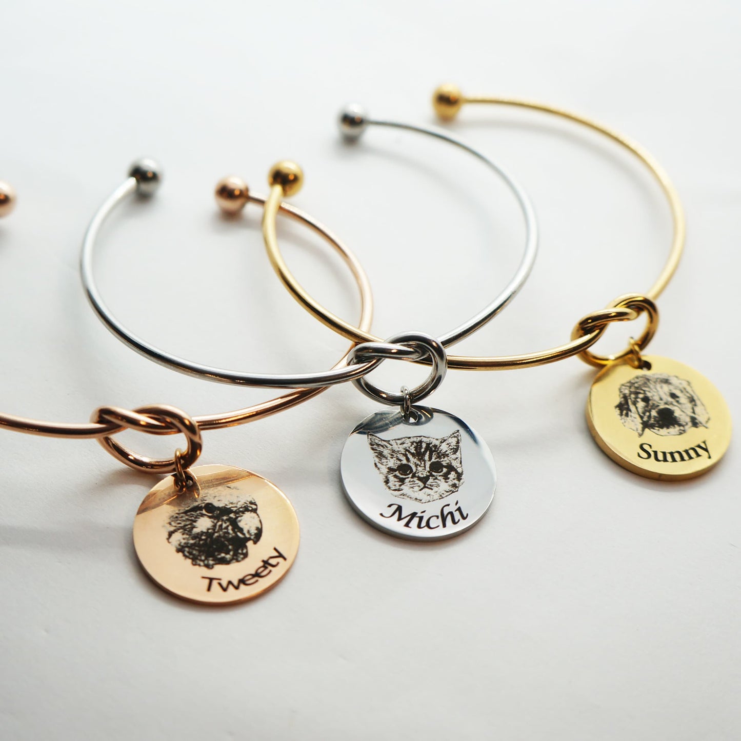 Personalized Pet Portrait Bracelet/ Adjustable Bracelet/ Photo Bracelet/ Custom Portrait Gift/ Engraved Pet Portrait Bracelet DSC19