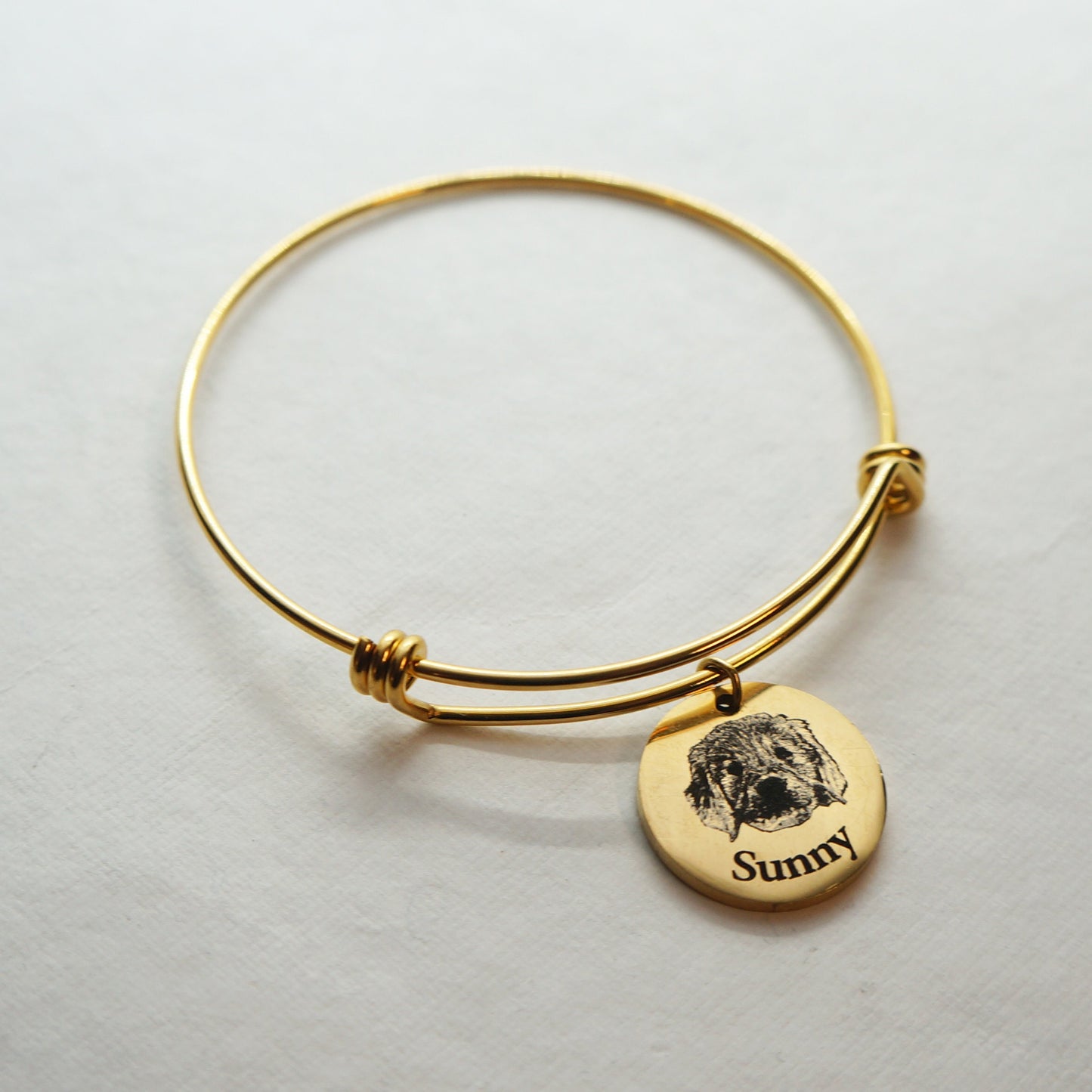 Pet Portrait Adjustable Charm Bracelet/Pet Photo/Pet Mom Gift/ Mother's Day Bracelet Gift/First Mascot Cute Gift for Girls/DSC19