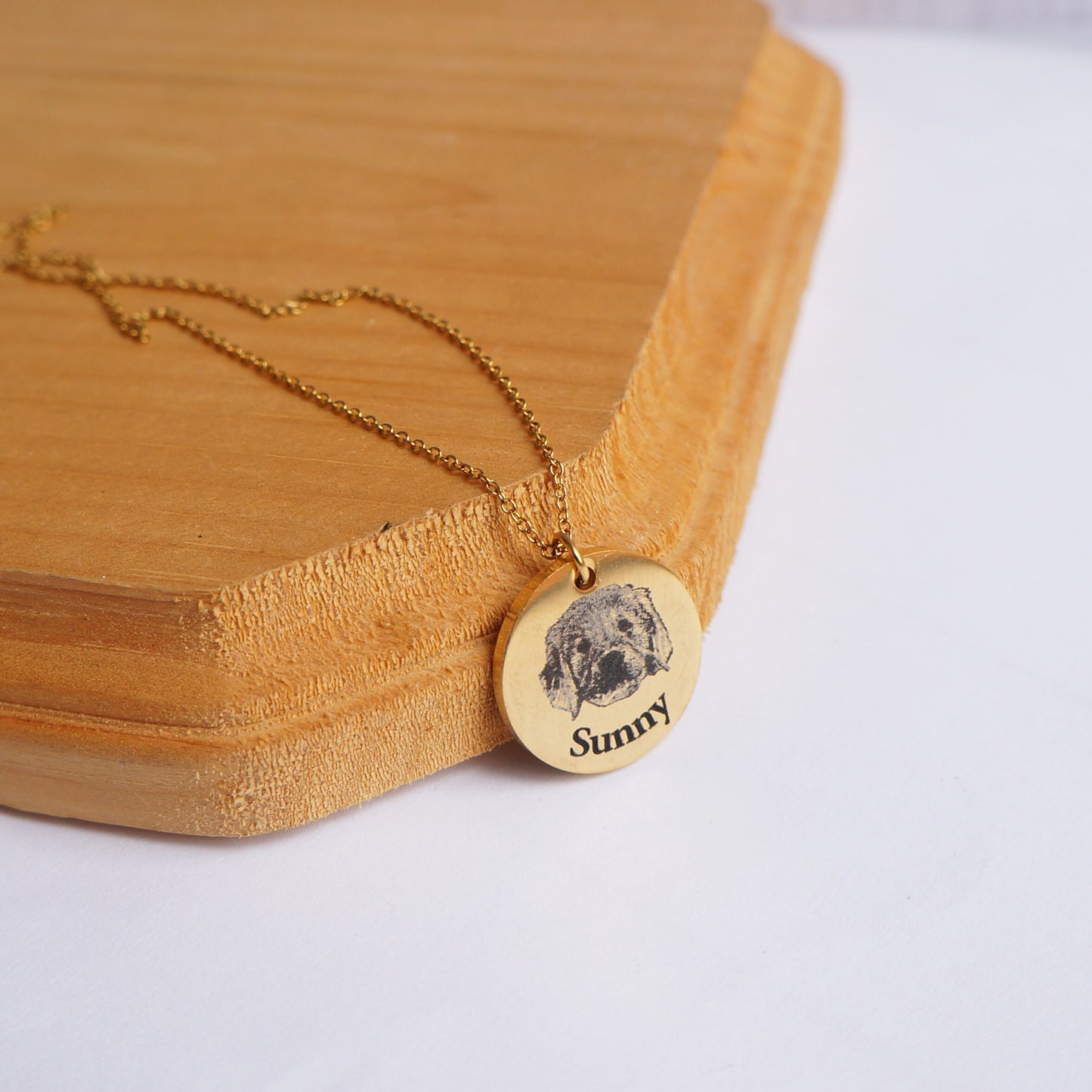 Memorial Pet Portrait Necklace