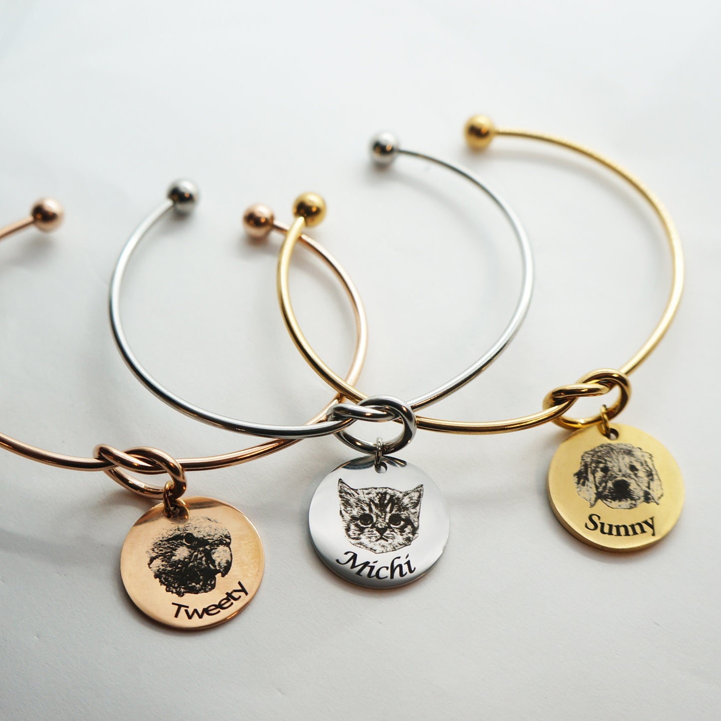 Personalized Pet Portrait Bracelet/ Adjustable Bracelet/ Photo Bracelet/ Custom Portrait Gift/ Engraved Pet Portrait Bracelet DSC19