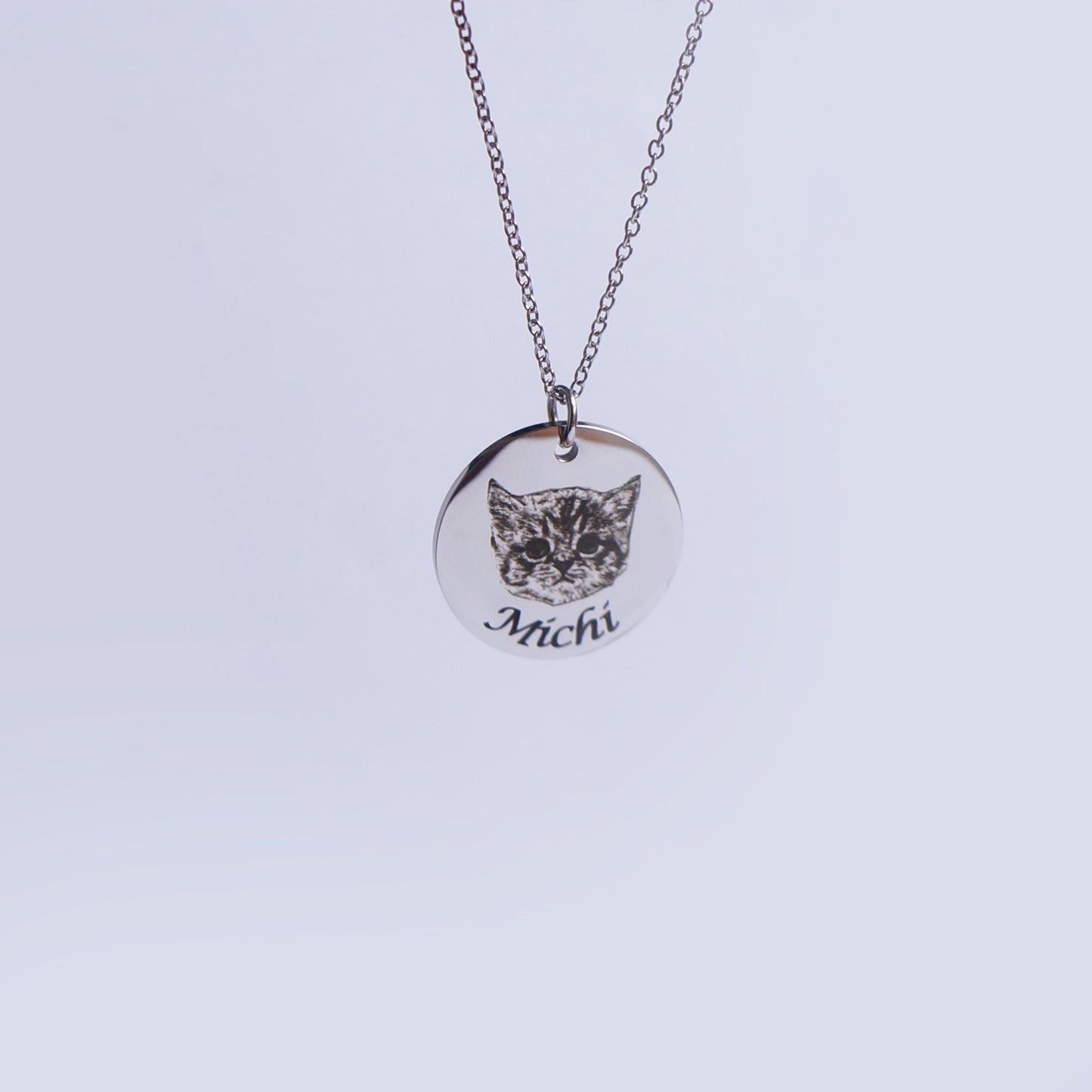 Memorial Pet Portrait Necklace