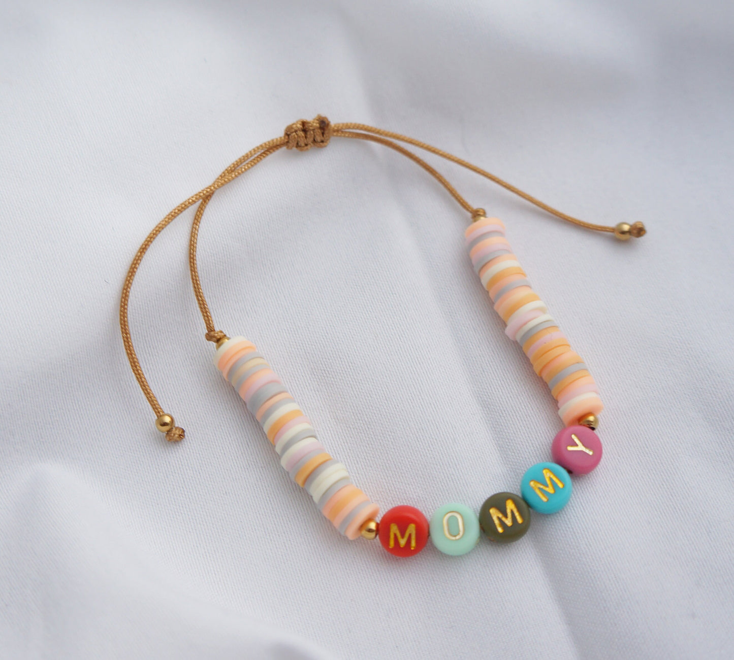 Colorful Personalized Beads Name Bracelet