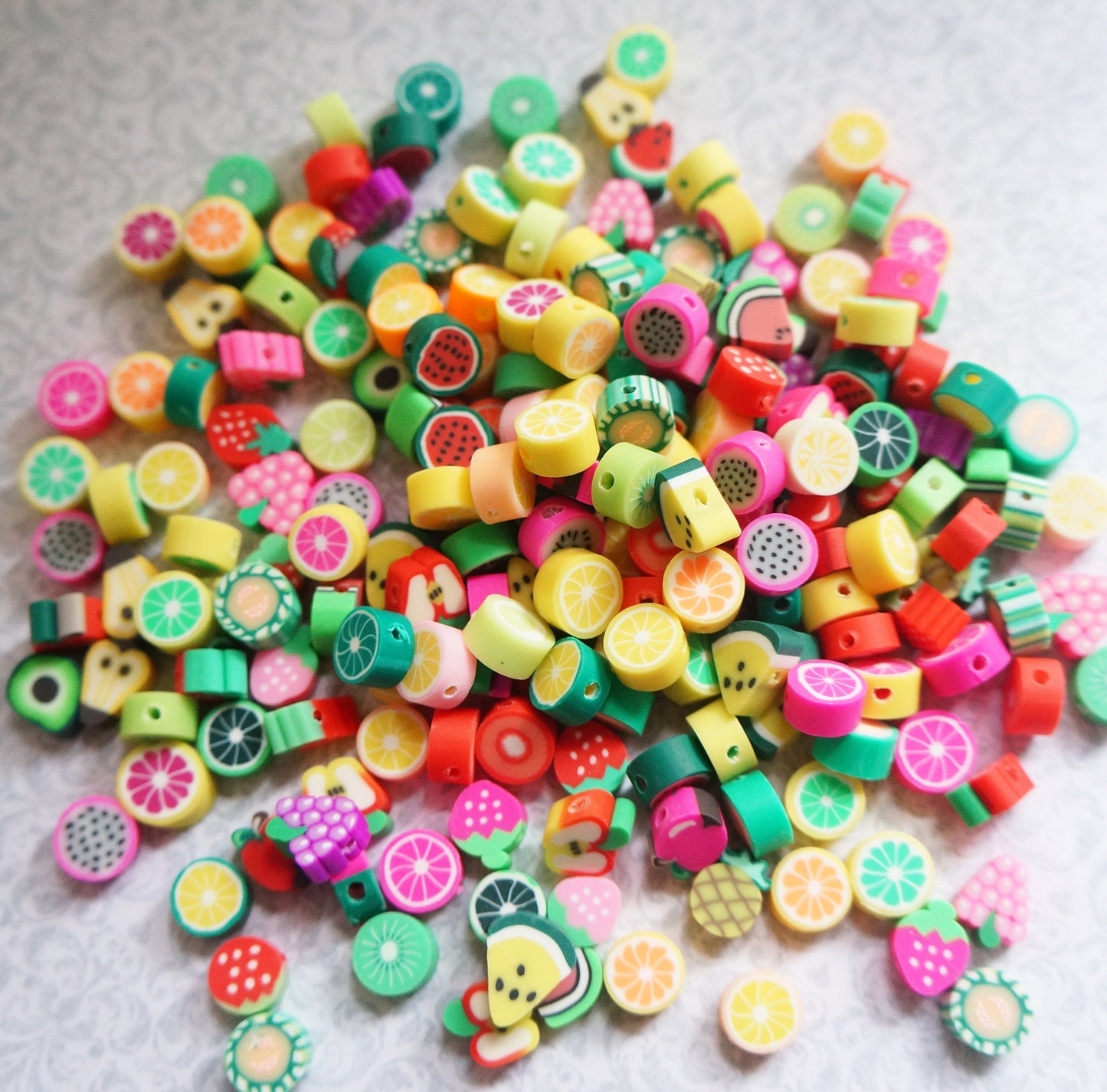 Fruity Beaded Name Necklace