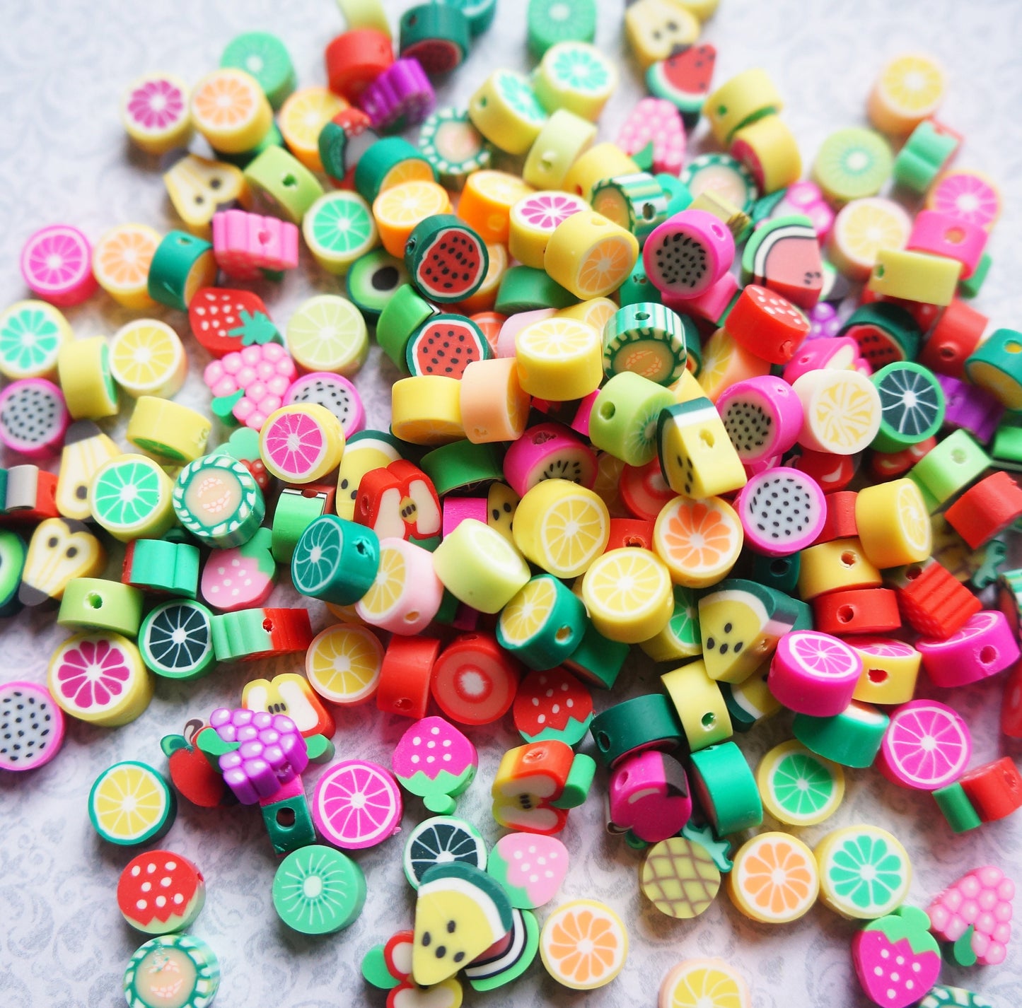 Fruity Beaded Name Necklace