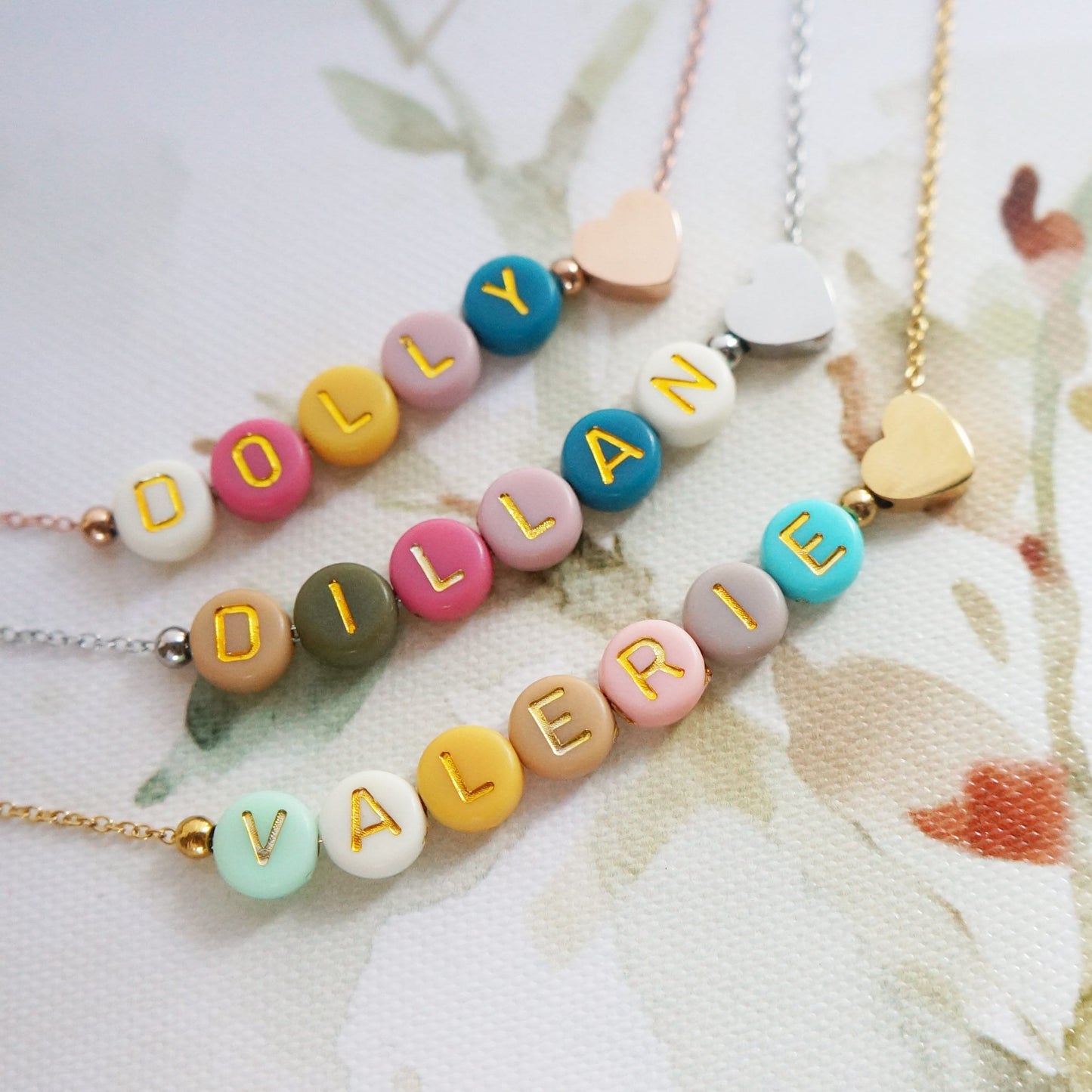 Friendship Necklace Beaded Name Necklace