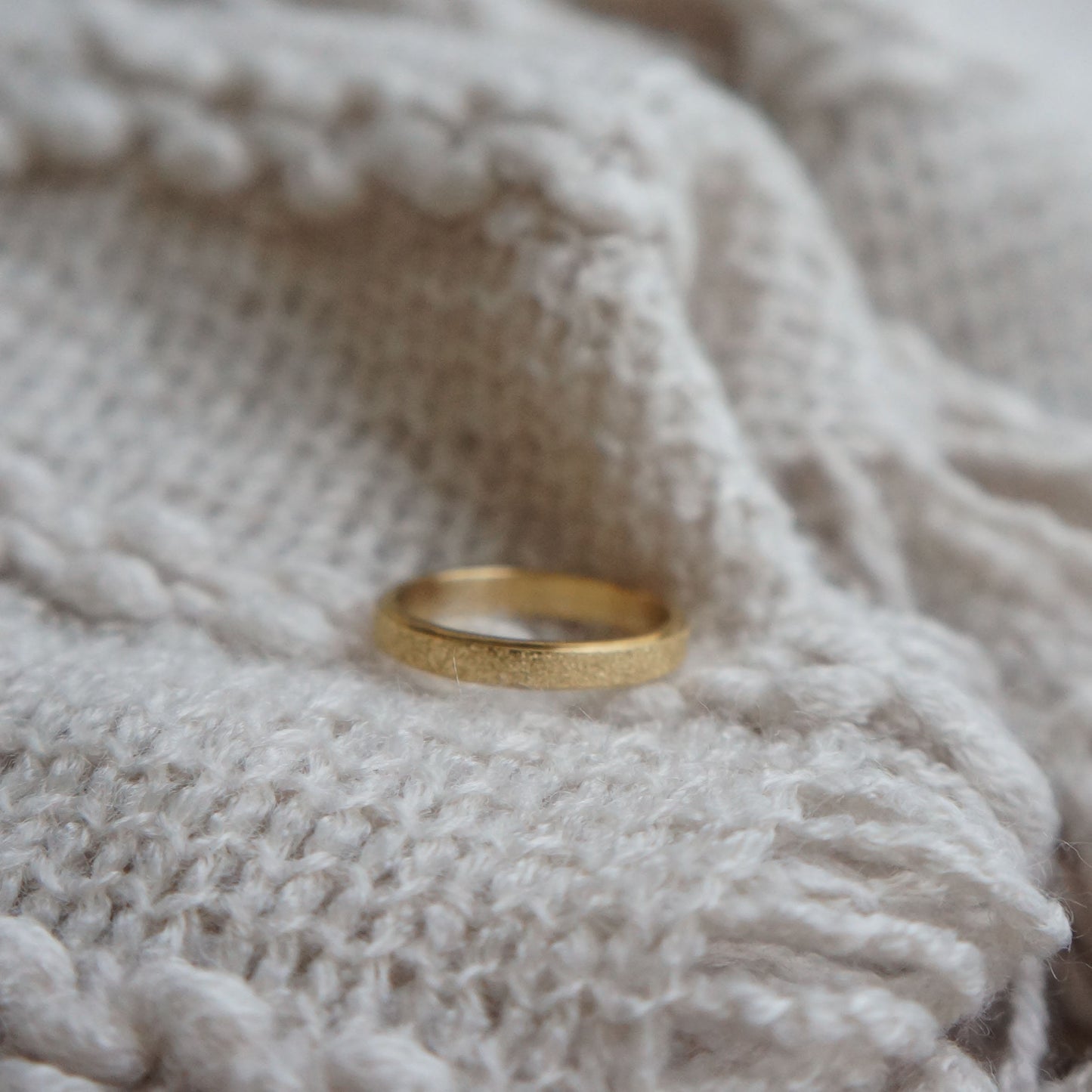 Gold Band Minimalist Ring