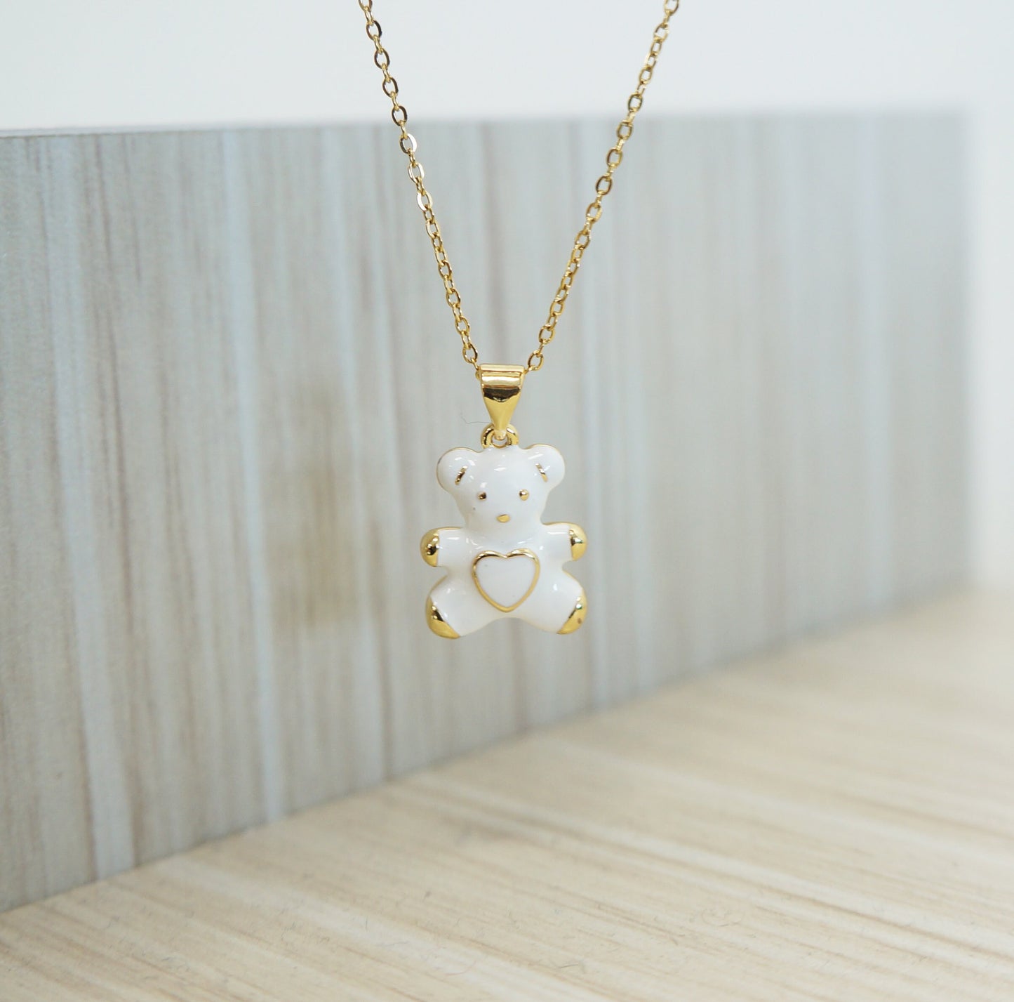 Little Bear Charm Necklace