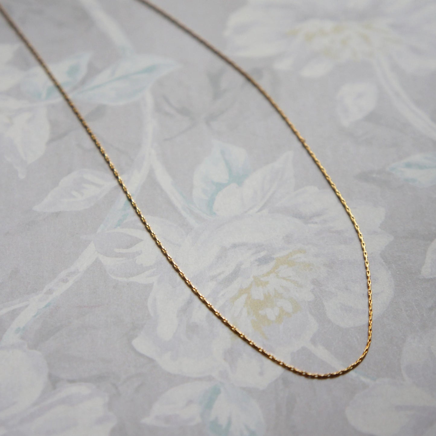 Gold Dainty Snake Chain Thread Chain