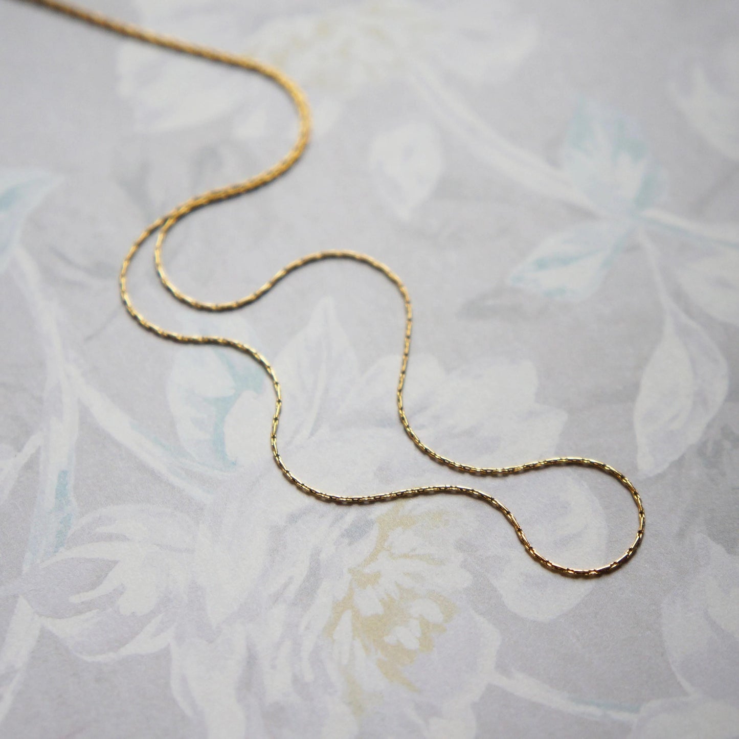 Gold Dainty Snake Chain Thread Chain