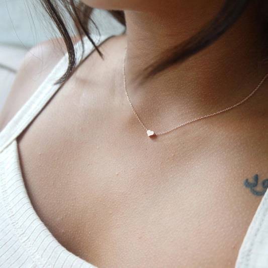 Tiny Heart Minimalist Necklace