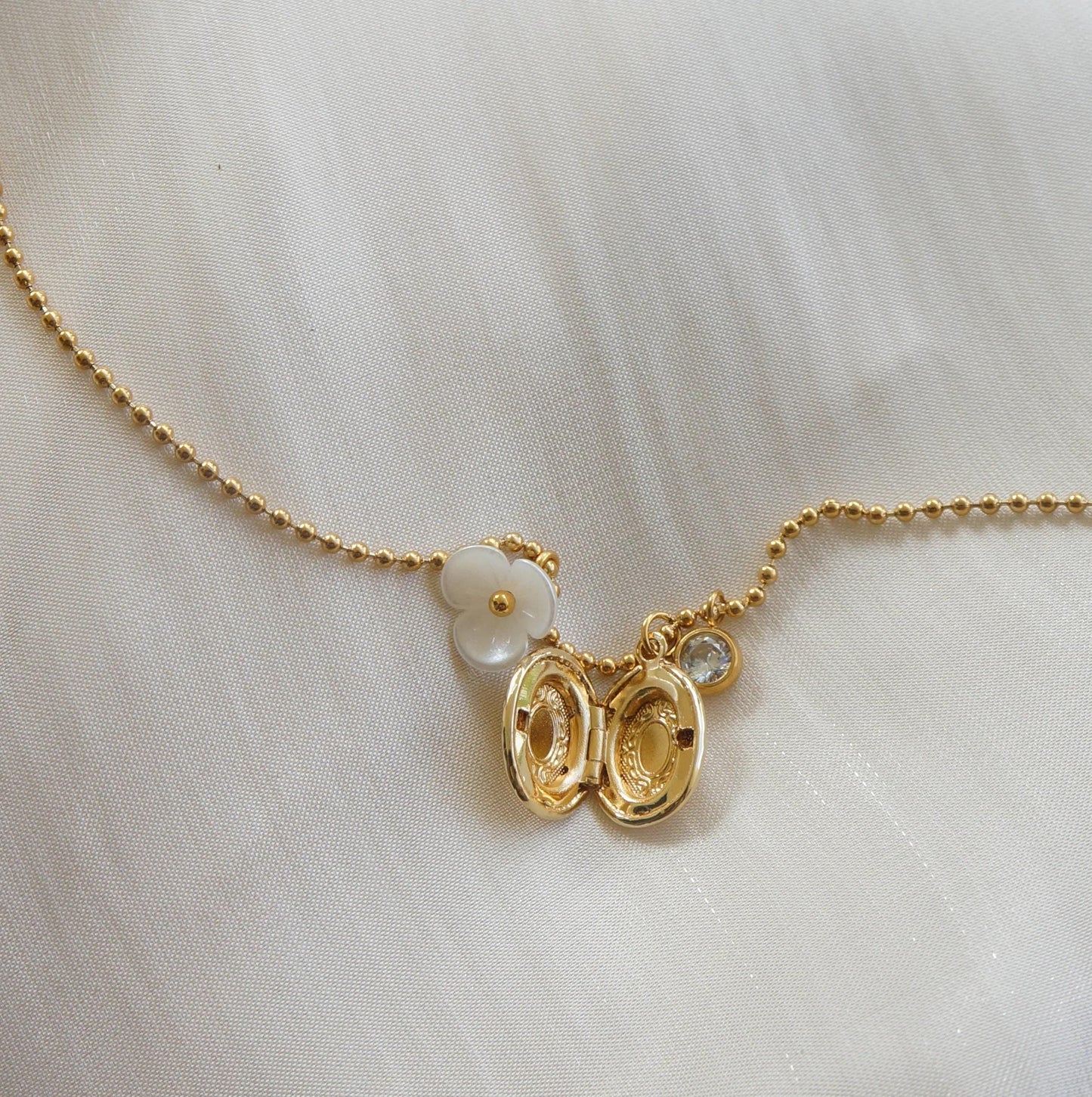 Gold Locket Necklace