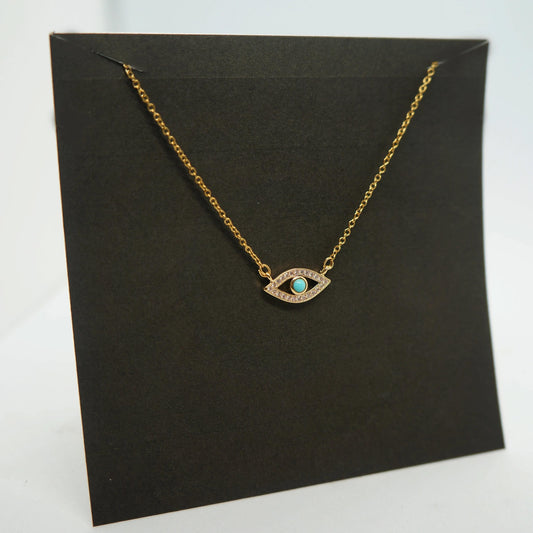 Dainty Evil Eye Necklace