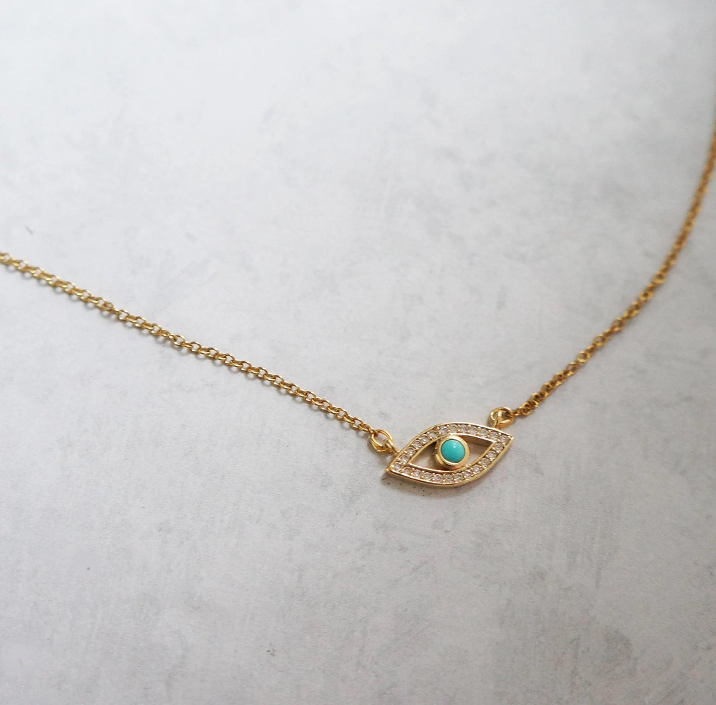 Dainty Evil Eye Necklace