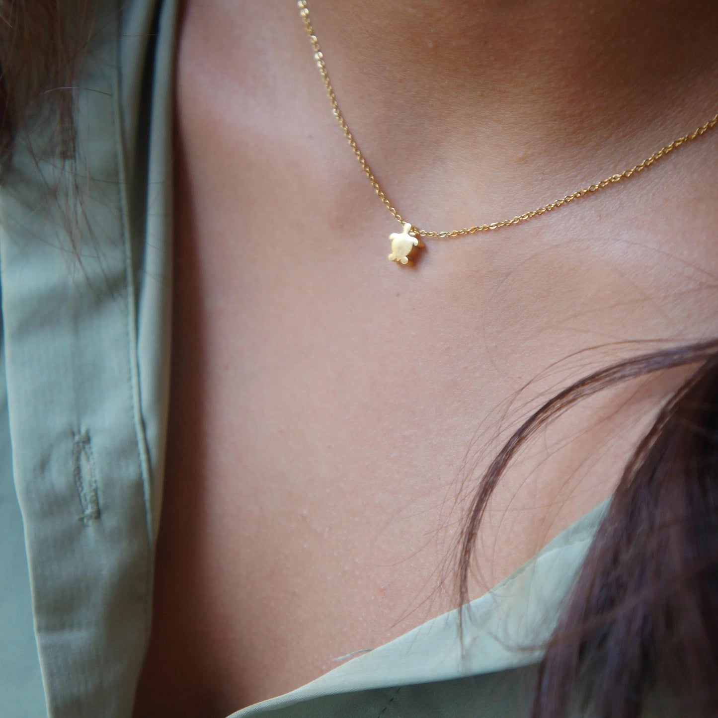 Tiny Turtle Necklace Dainty Necklace Cute Delicate Charm Necklace Gold/Silver/Rose Gold Minimalist Layered Necklace Friendship Necklace