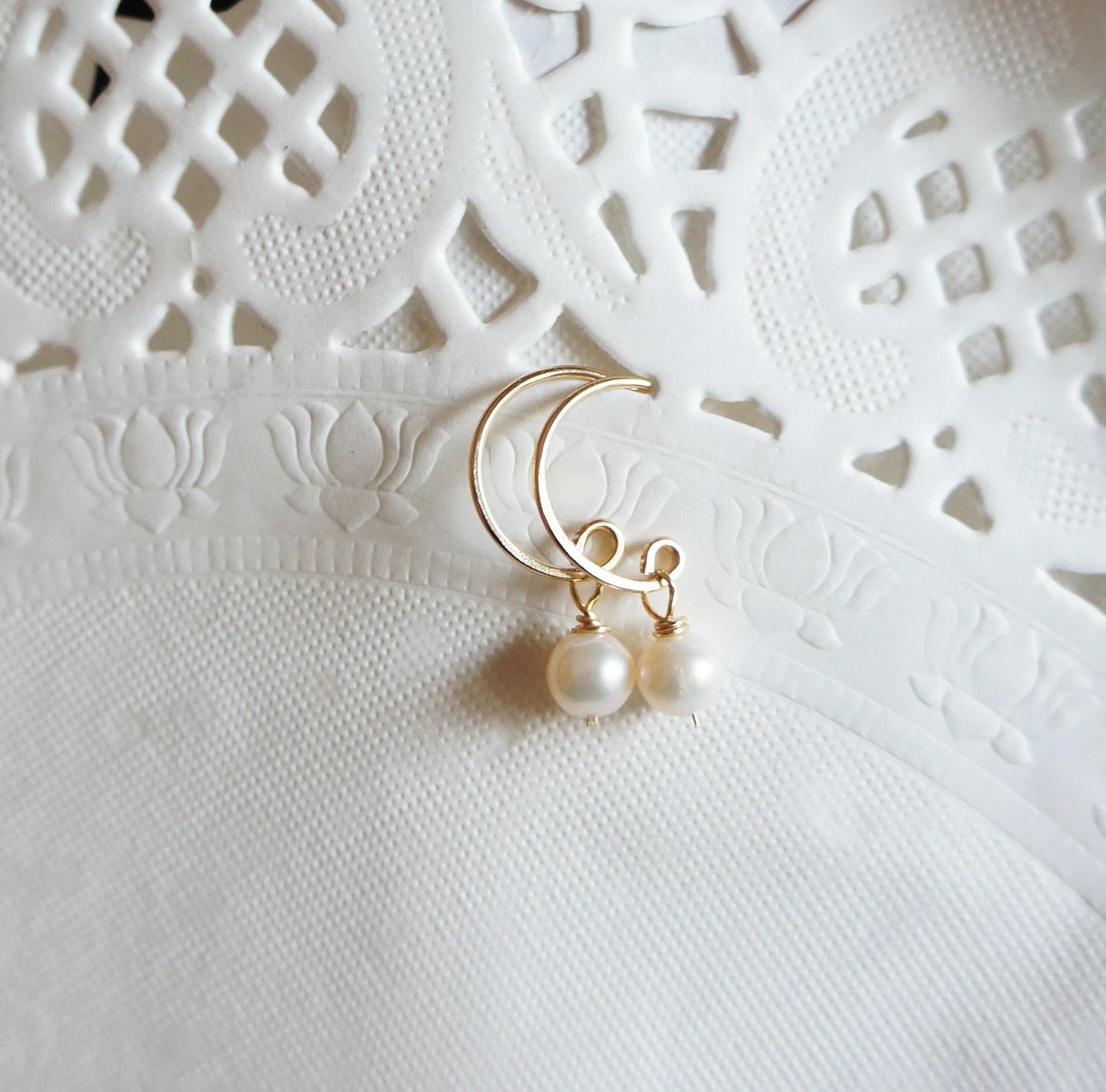 Tiny Pearl Hoops Minimalist 14Kt Gold Filled Pearl Hoops Tiny Dainty Gold Earrings Handmade Everyday Pearl Earrings AAA Fresh Water Pearls