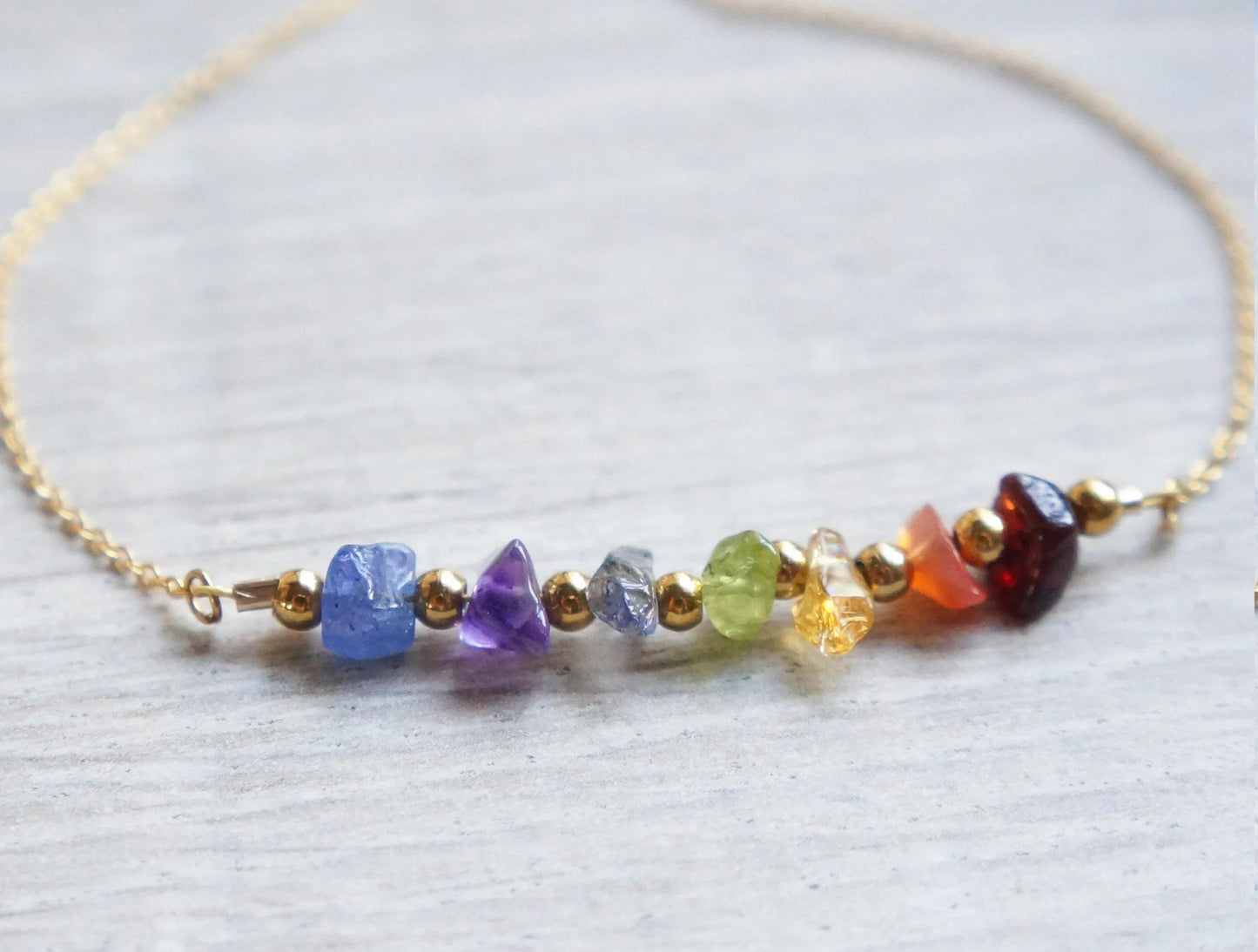 Chakra Bracelet Genuine 7 Chakra Stones