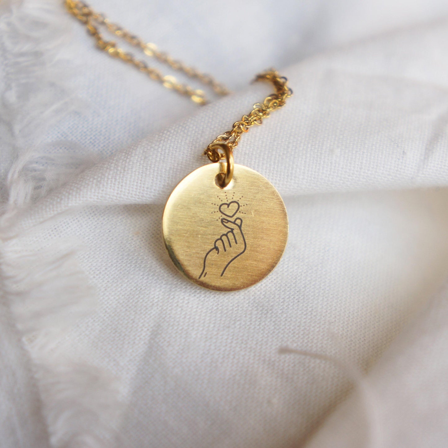 Hand Gesture Necklace\