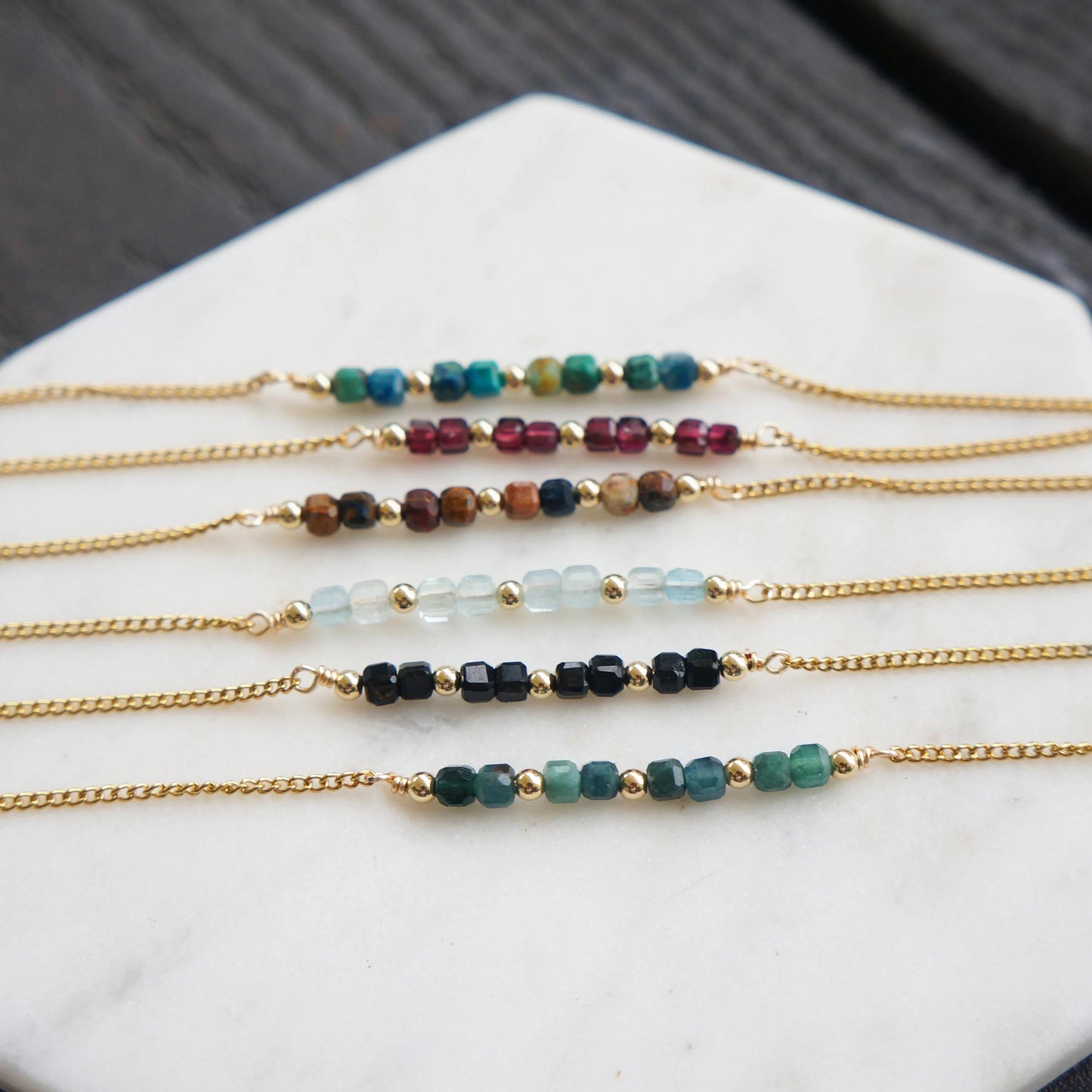 Colorful Natural Gemstone Bracelets