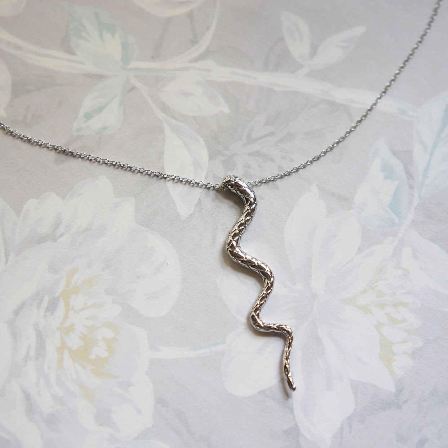 Snake Necklace Gold Serpent Necklace Gift for Her