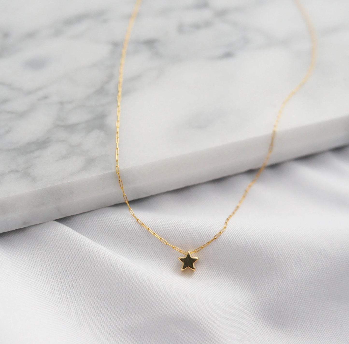 Custom Tiny Star Necklace Personalized