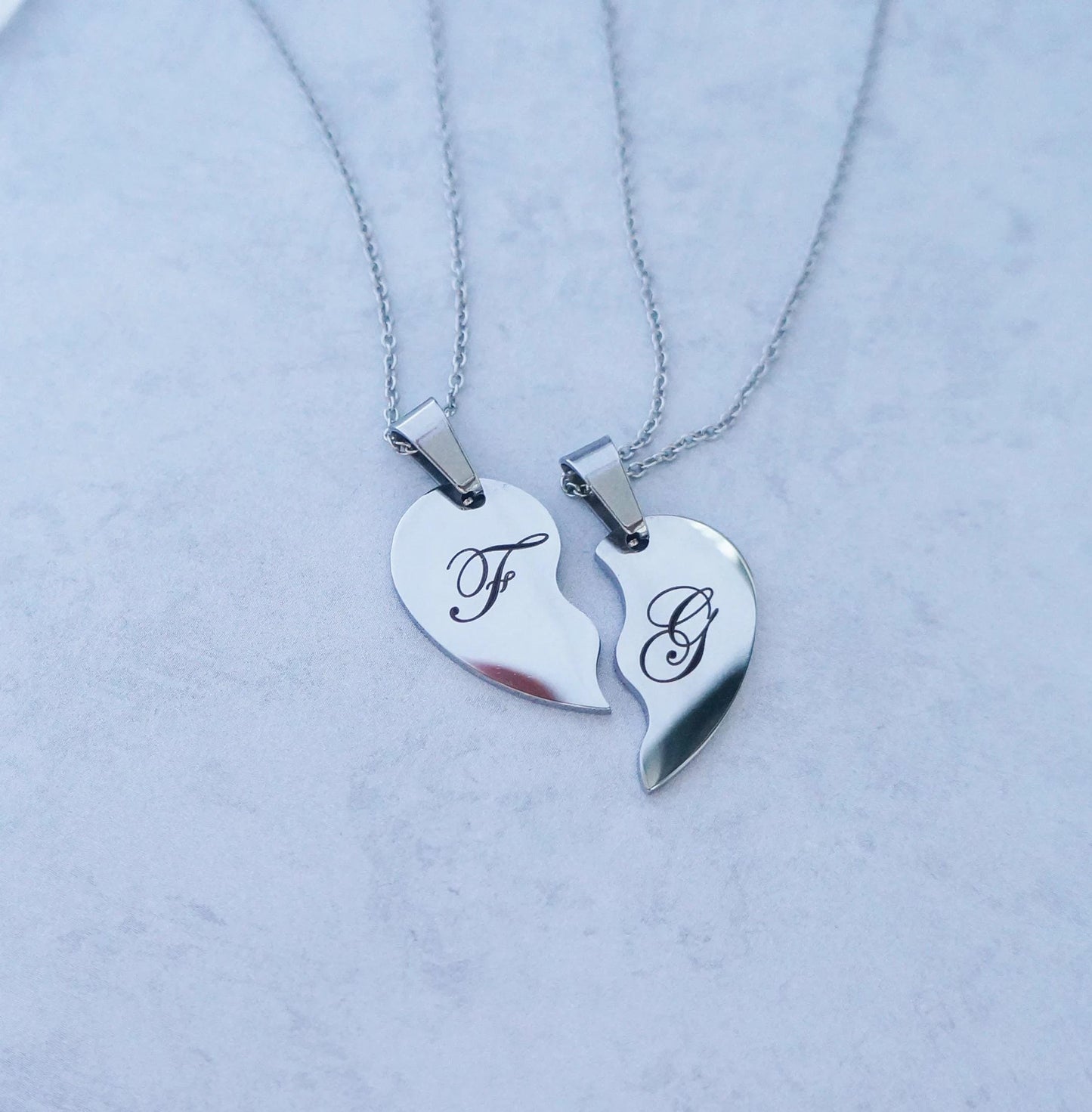 Half Heart DUAL Necklaces