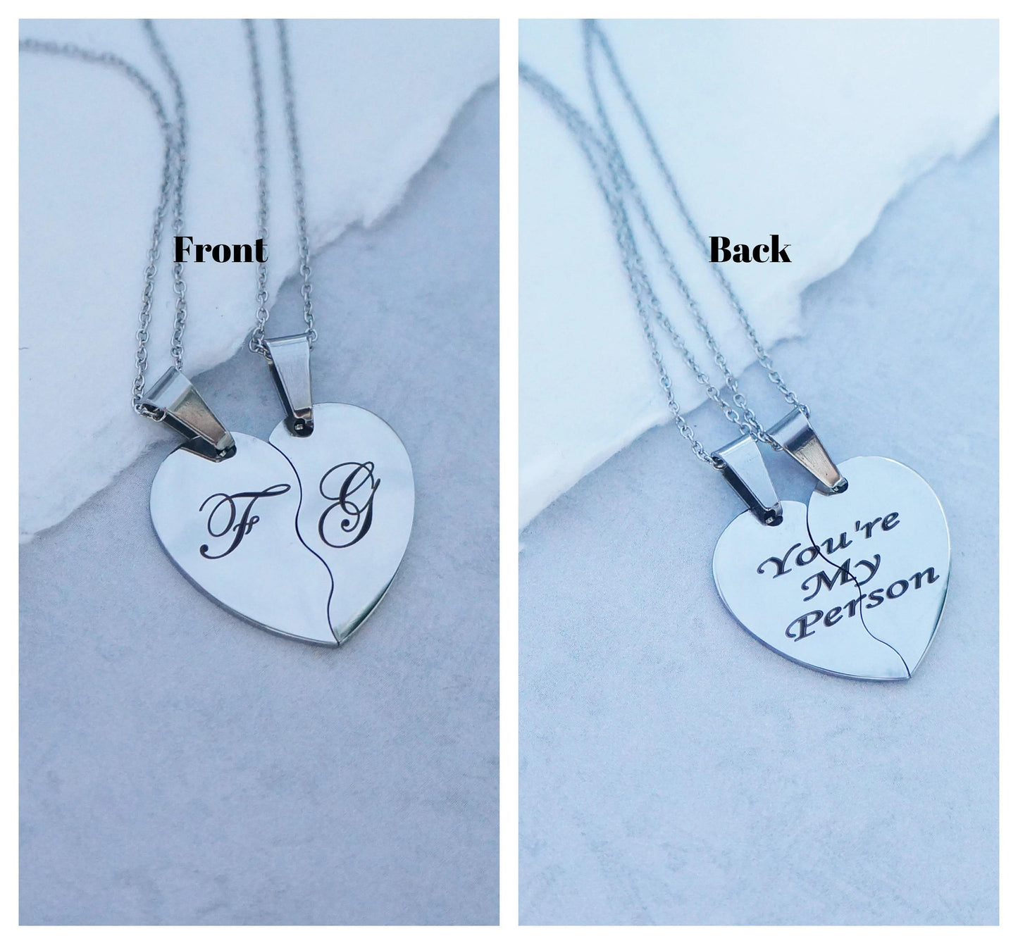 Half Heart DUAL Necklaces