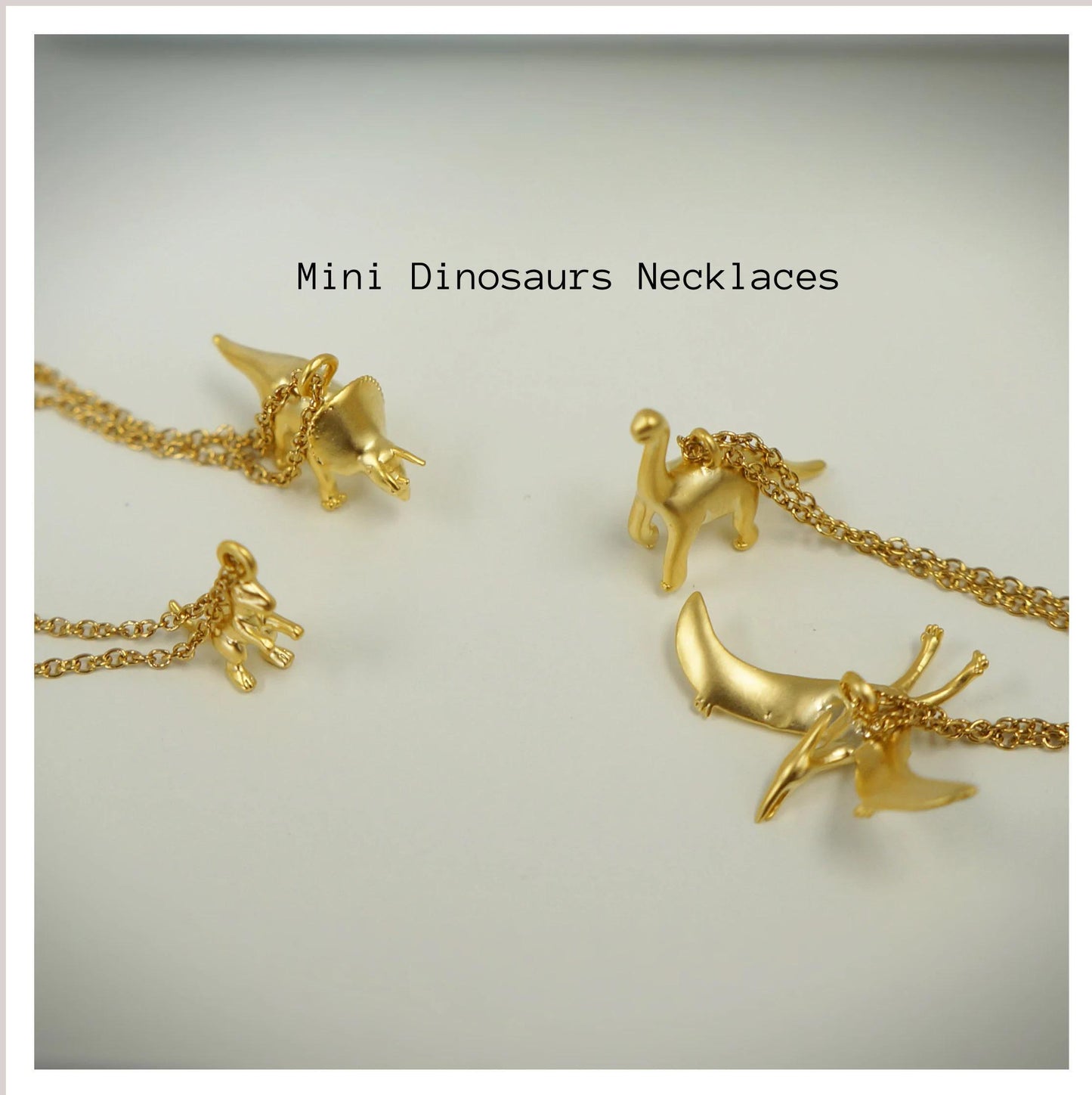 Mini Dinosaurs Necklace