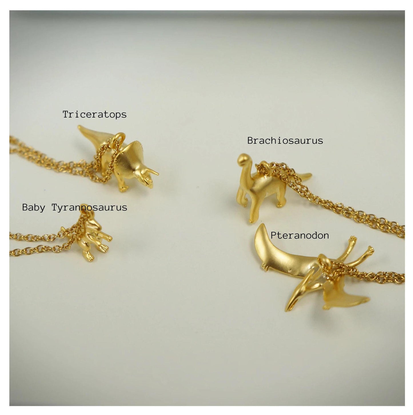 Mini Dinosaurs Necklace