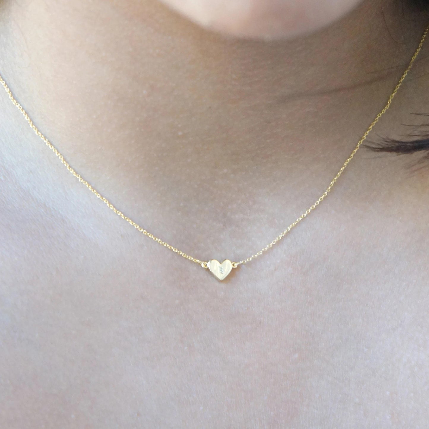 Minimalist Heart Necklace