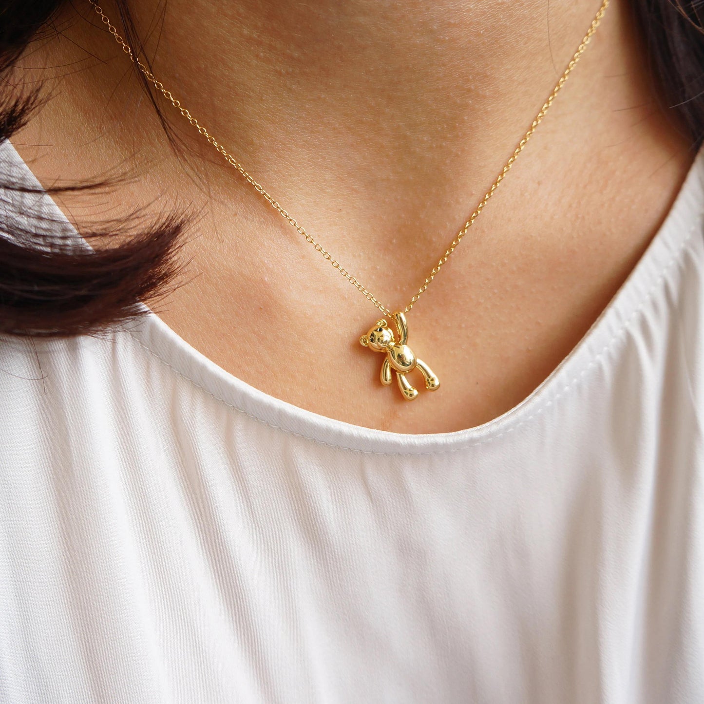 Baby Bear Gold Necklace