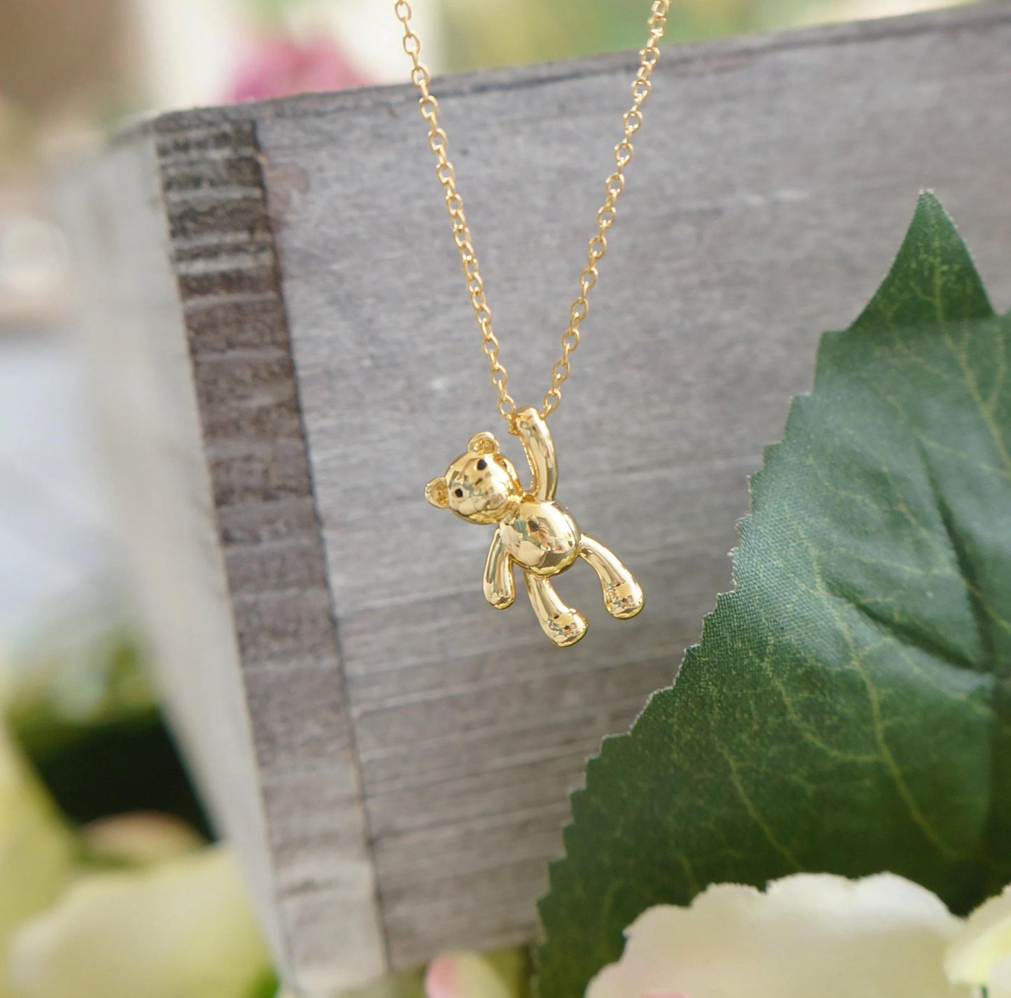 Baby Bear Gold Necklace