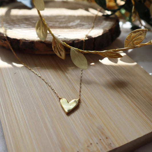 Dainty Gold Heart Necklace