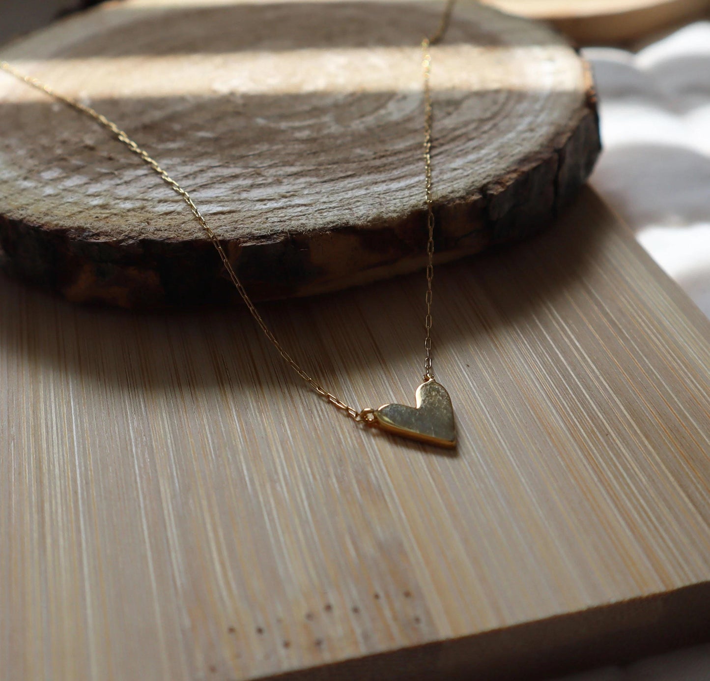 Dainty Gold Heart Necklace