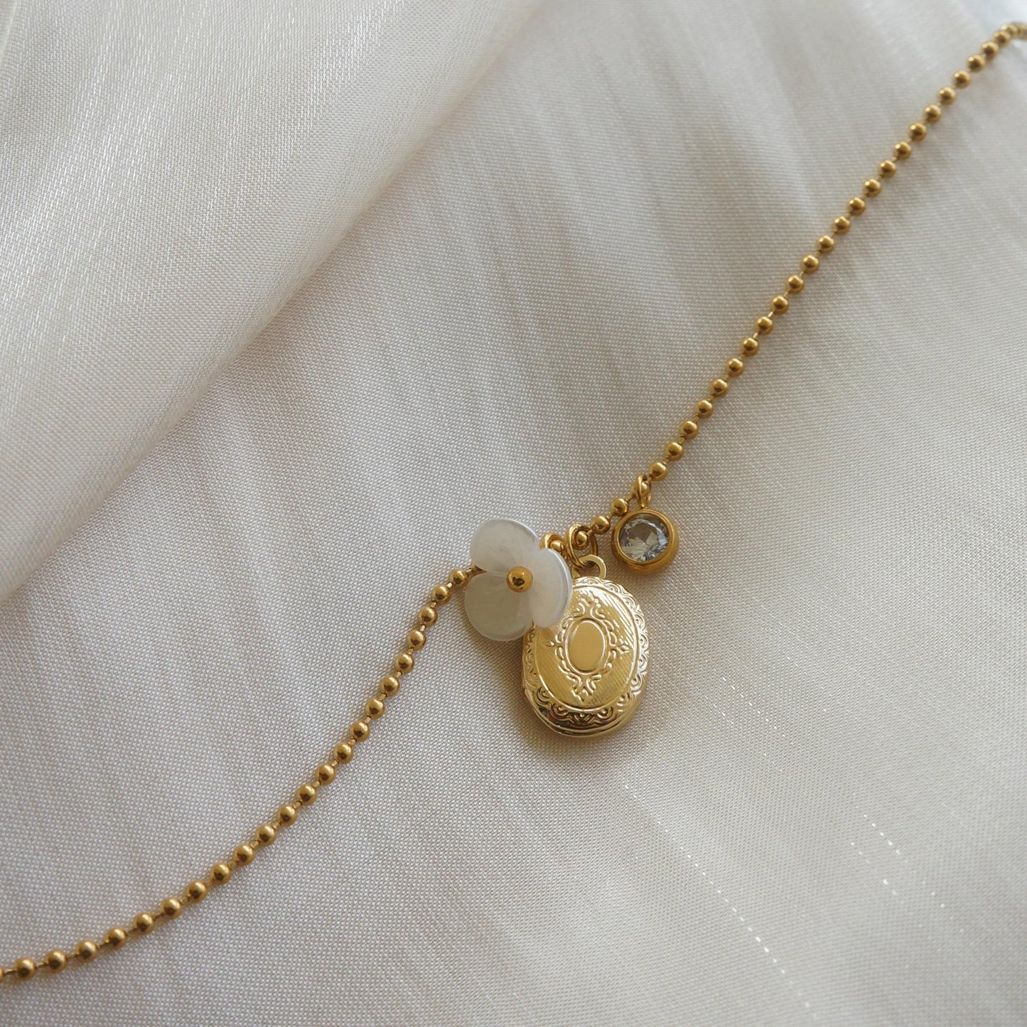 Gold Locket Necklace