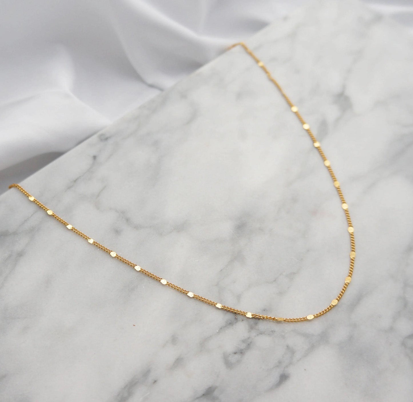 Gold Dainty Sparkle Chain