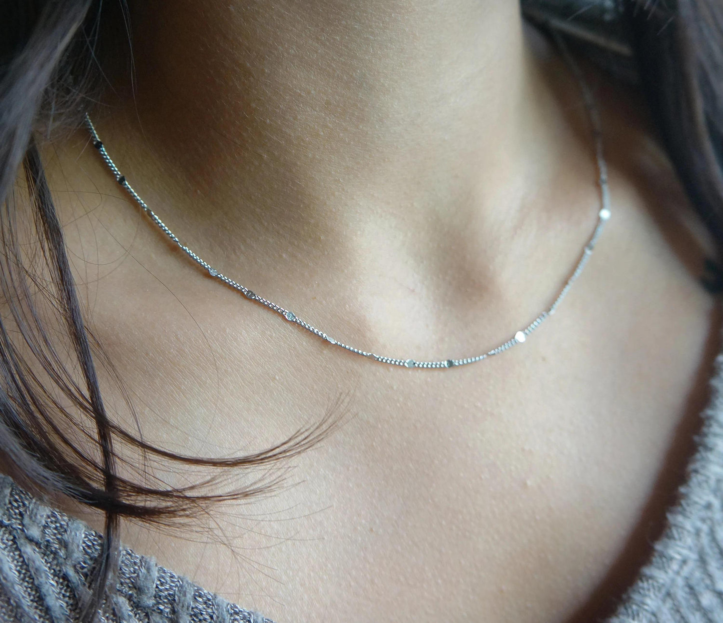 Gold Dainty Sparkle Chain