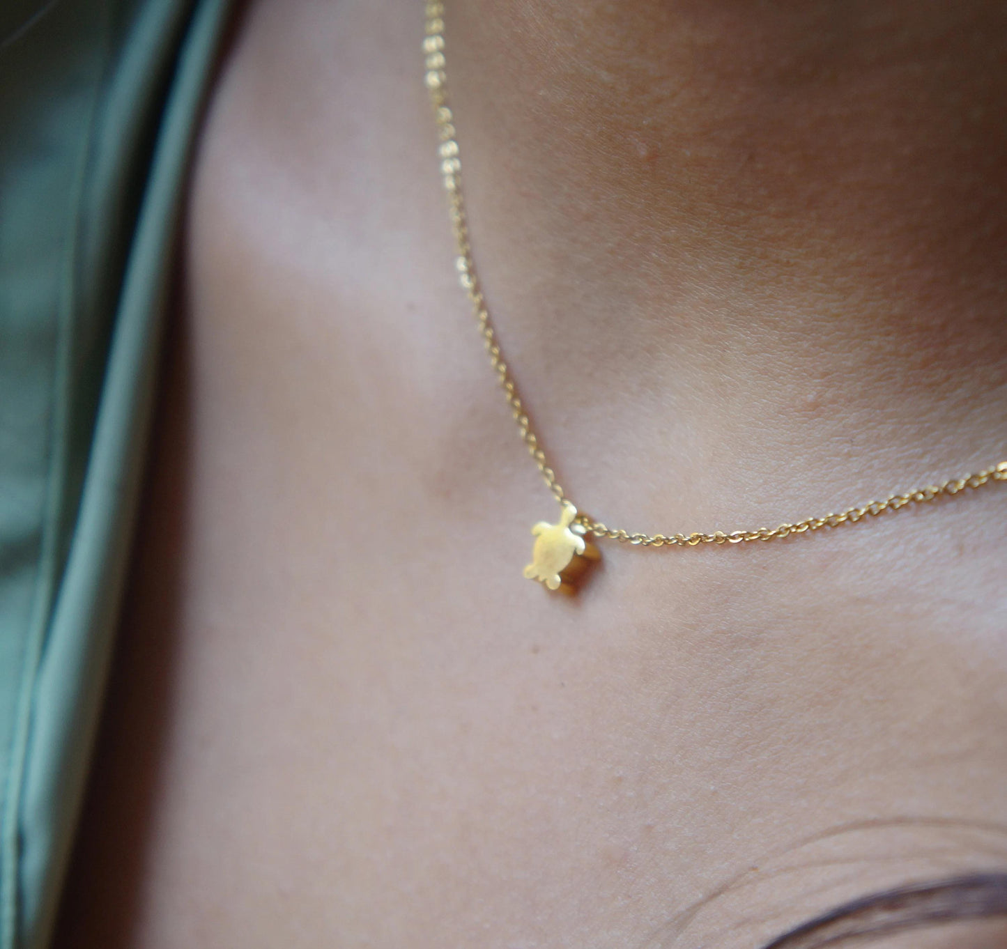 Tiny Turtle Necklace Dainty Necklace Cute Delicate Charm Necklace Gold/Silver/Rose Gold Minimalist Layered Necklace Friendship Necklace