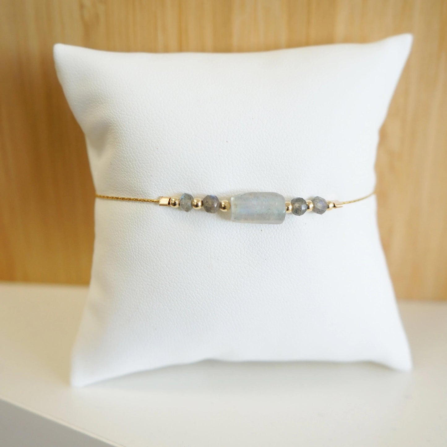 Labradorite Bracelet Dainty Beaded Bracelet