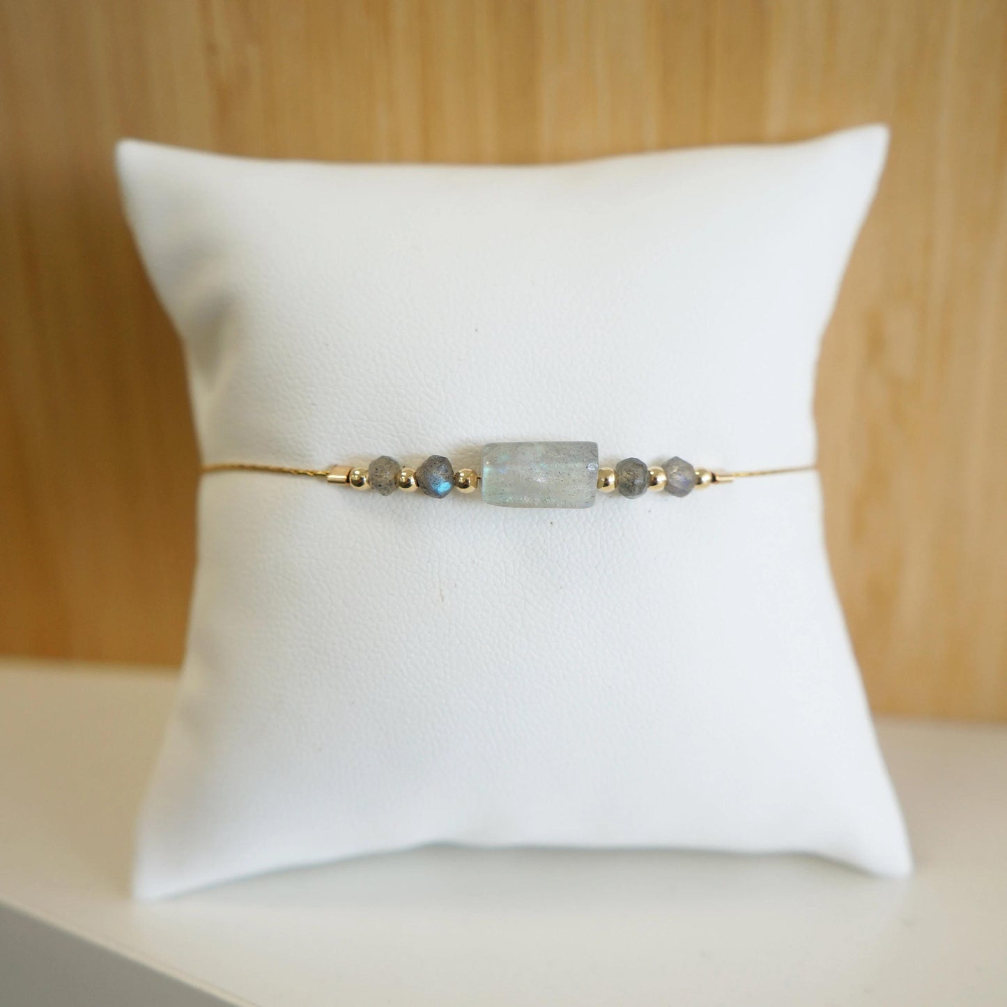 Labradorite Bracelet Dainty Beaded Bracelet