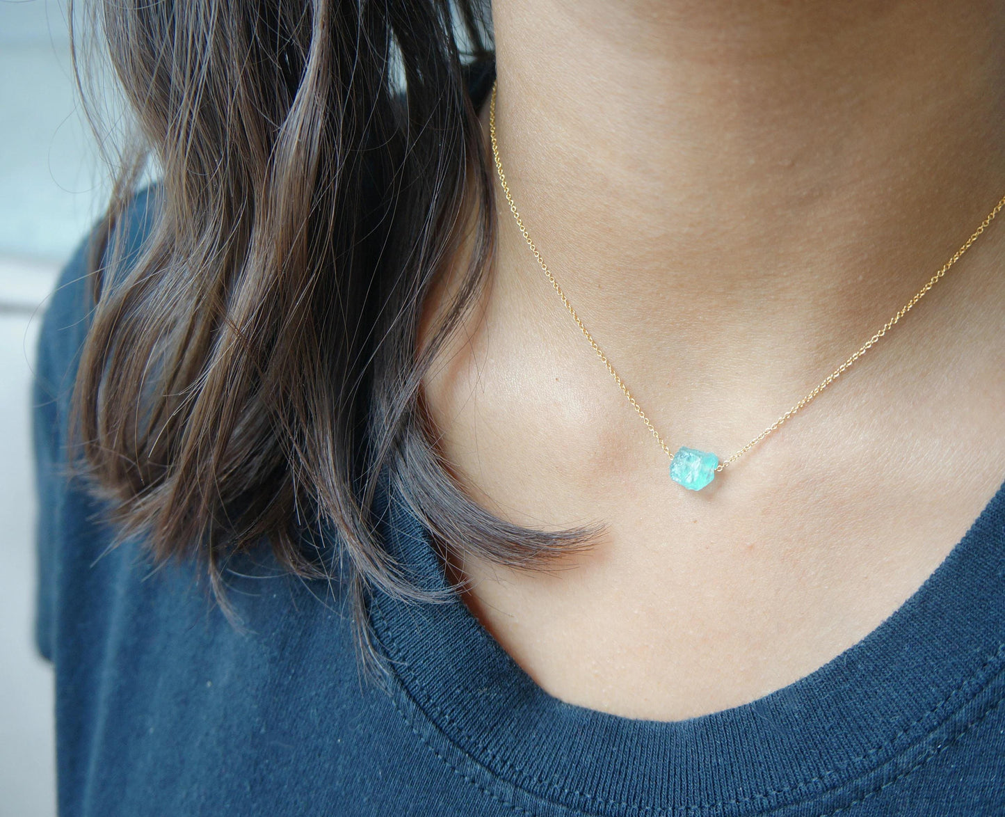 Apatite Crystal Necklace