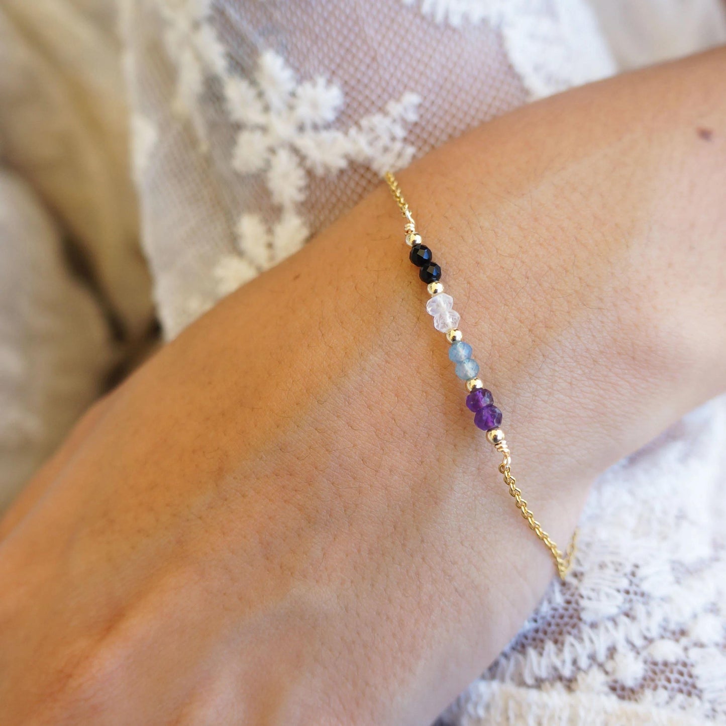 Muti Gemstone Bracelet Protection