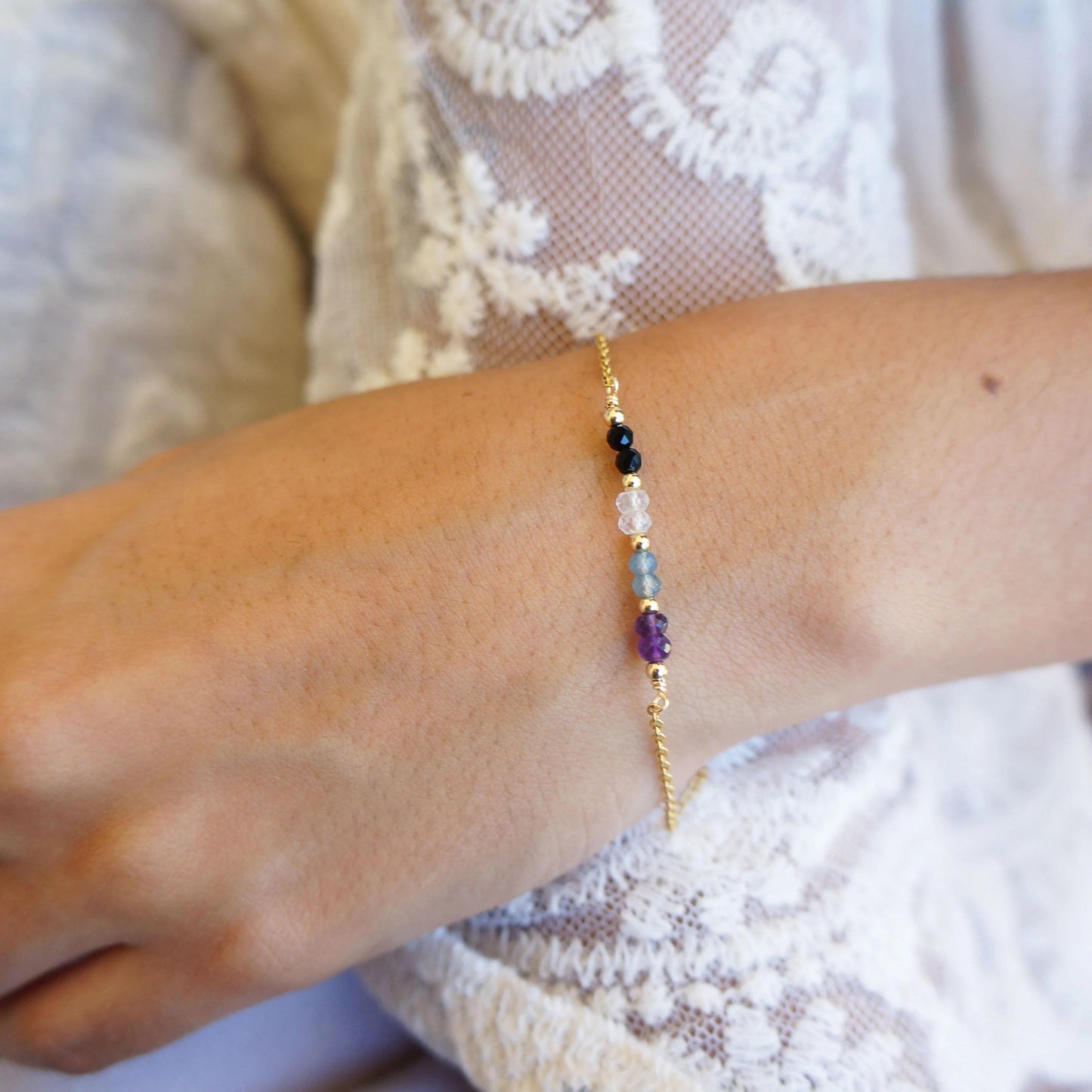 Muti Gemstone Bracelet Protection